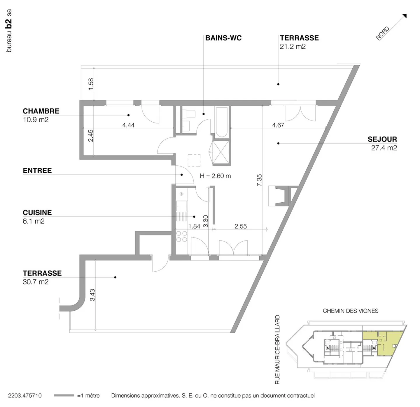 Appartement Charmant avec Terrasses - Photo 6 sur 6