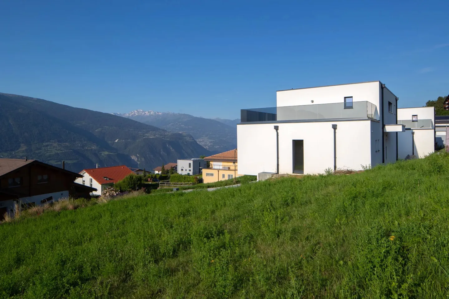 Moderne 5,5-Zimmer-Villa mit Panoramablick in Chermignon-d'en-Haut - Foto 14 von 15