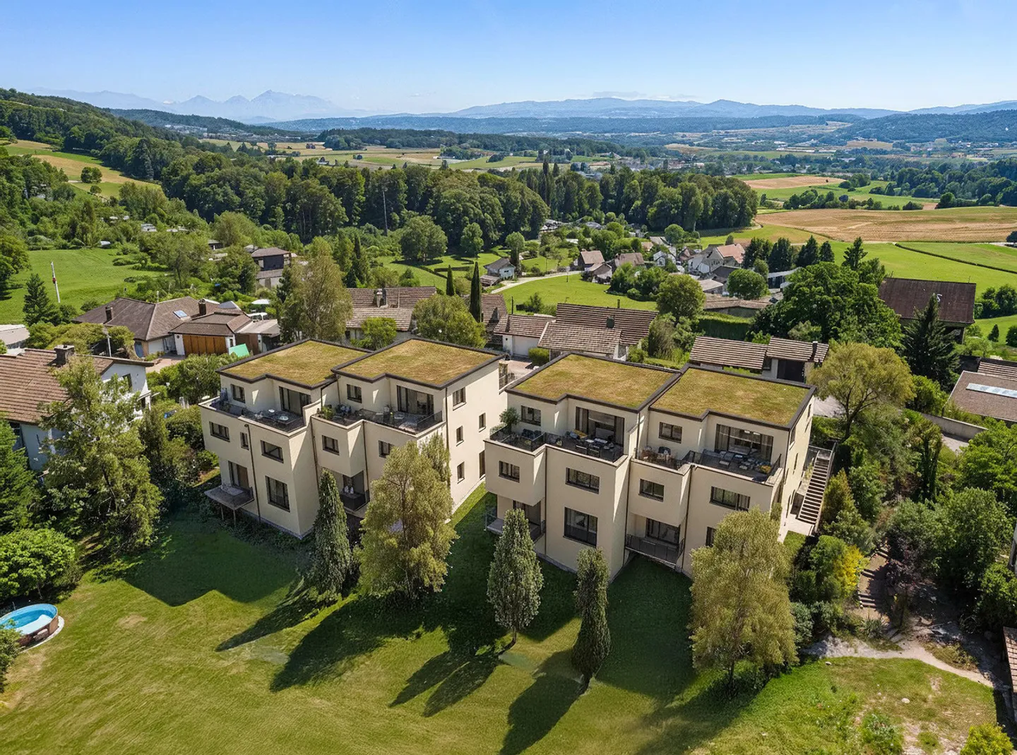 Casa a schiera di nuova costruzione in posizione elevata - Foto 3 di 9