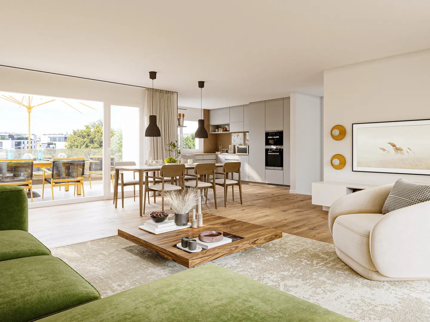 Casa a schiera di nuova costruzione in posizione elevata - Foto 4 di 9