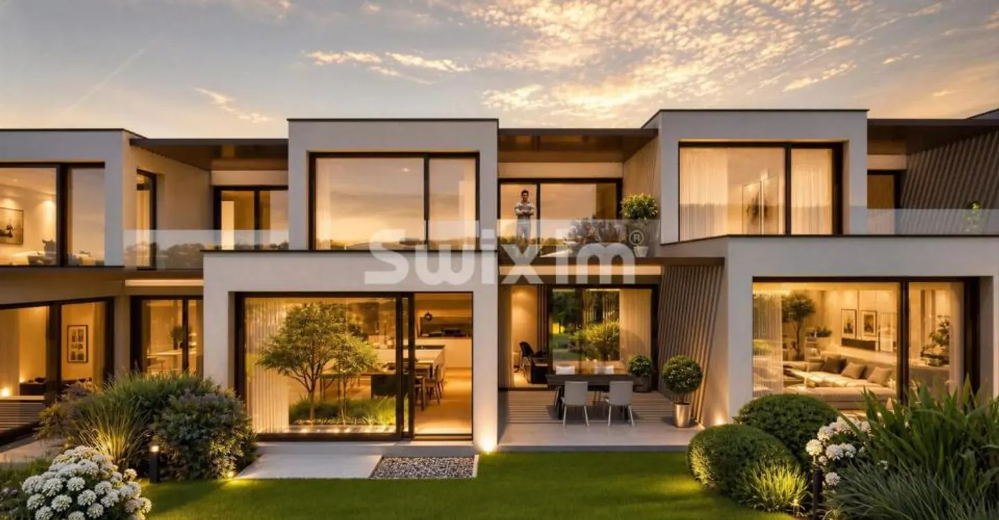 Zeitgenössisches HPE-Haus in Veyrier, C - Foto 2 von 7