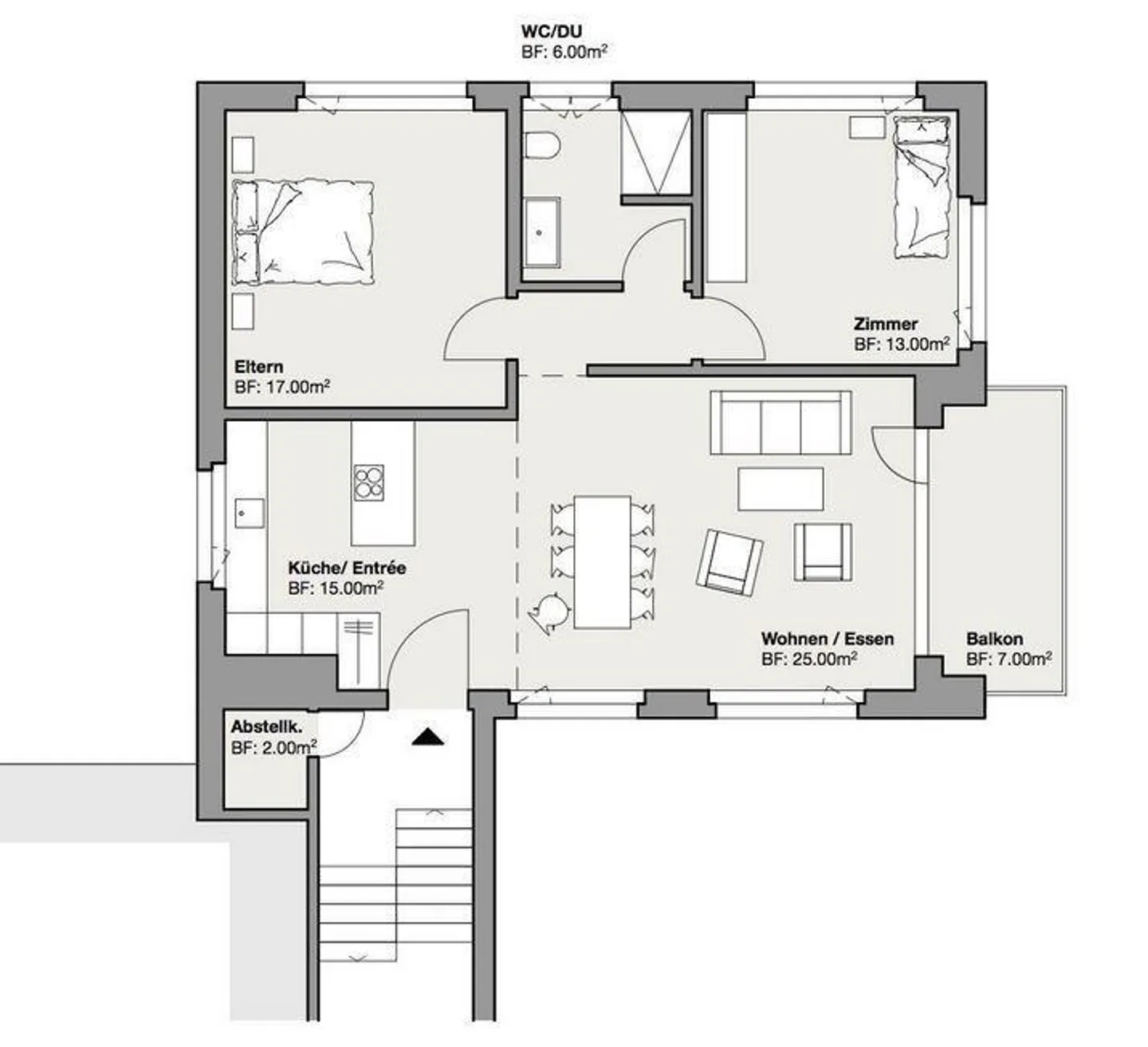 Appartement moderne de 3,5 pièces - finition de haute qualité - Photo 14 sur 14