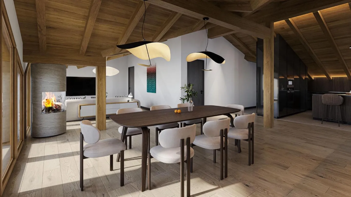 Attico eccezionale nel cuore dell'Intyamon - residenza secondaria o principale - Foto 1 di 10