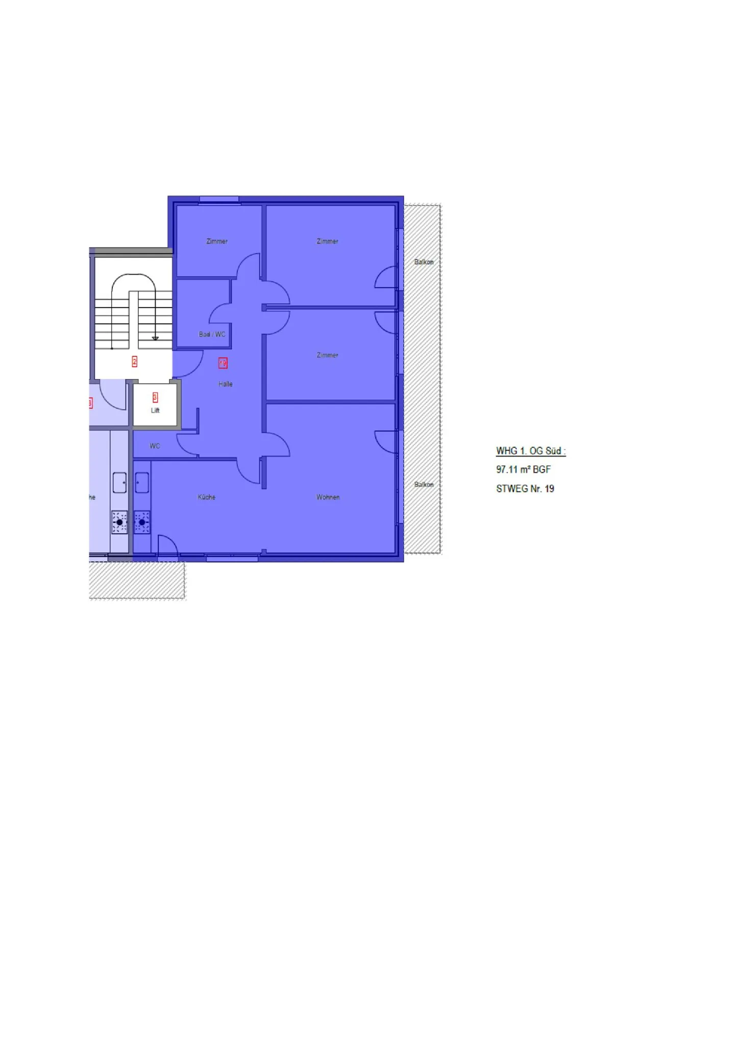 Alba large 4.5 room apartment - Photo 12 of 12