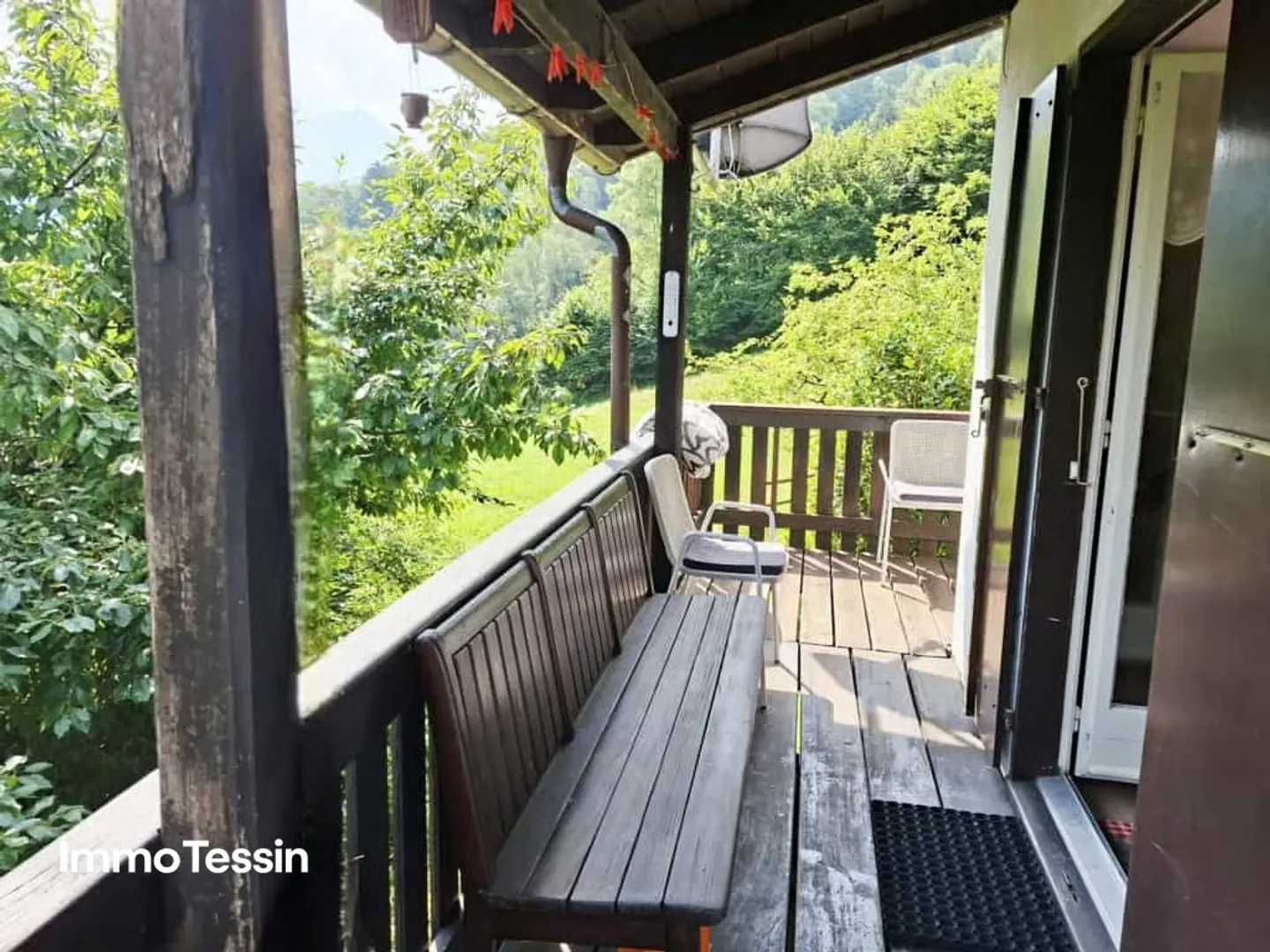 Cozy Ticino Rustico in a Quiet Location with Fantastic Mountain and Valley Views in Bleniotal - Photo 2 of 13
