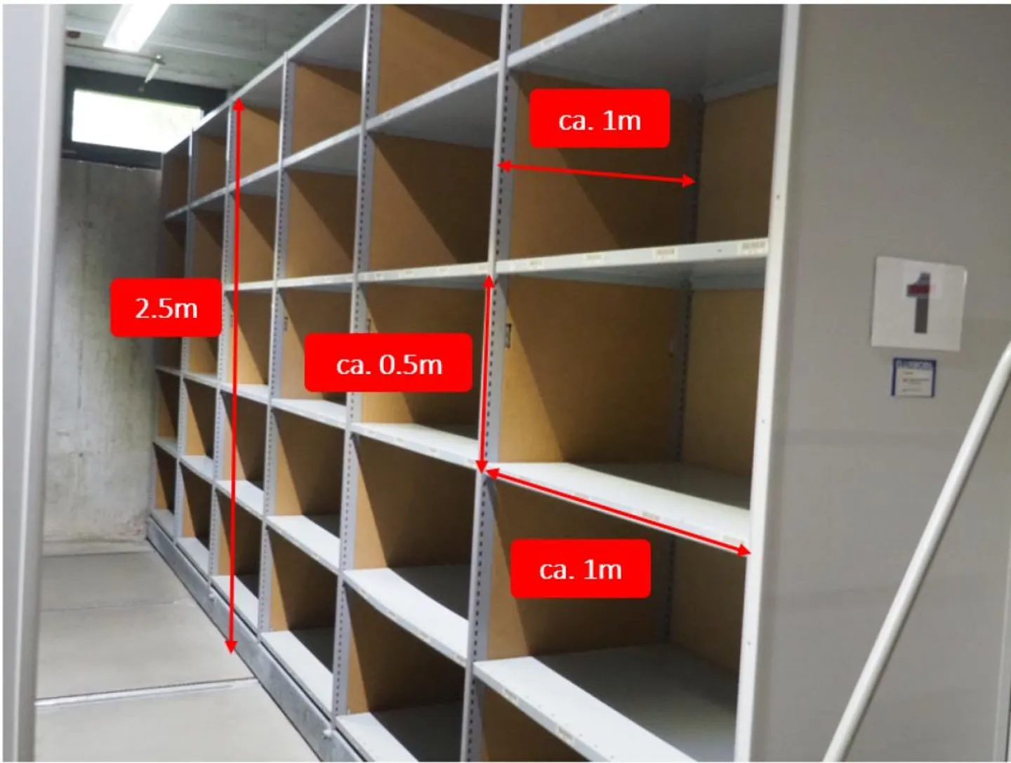 Archive with sliding shelves / Archive system - Photo 3 of 7