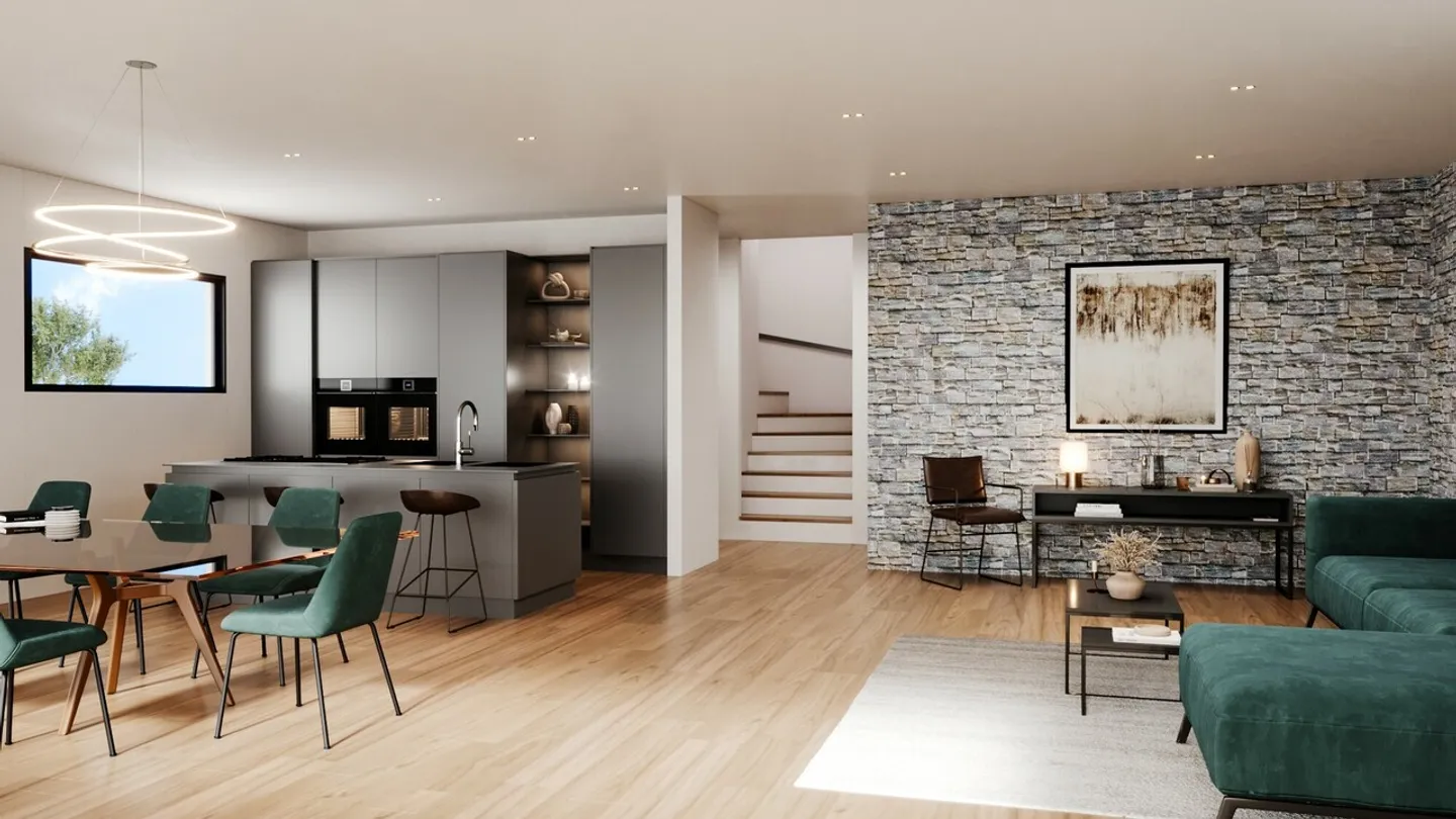 IN VENDITA MAGNIFICA VILLA 5.5 STANZE A PLAN-BAAR - Foto 2 di 5