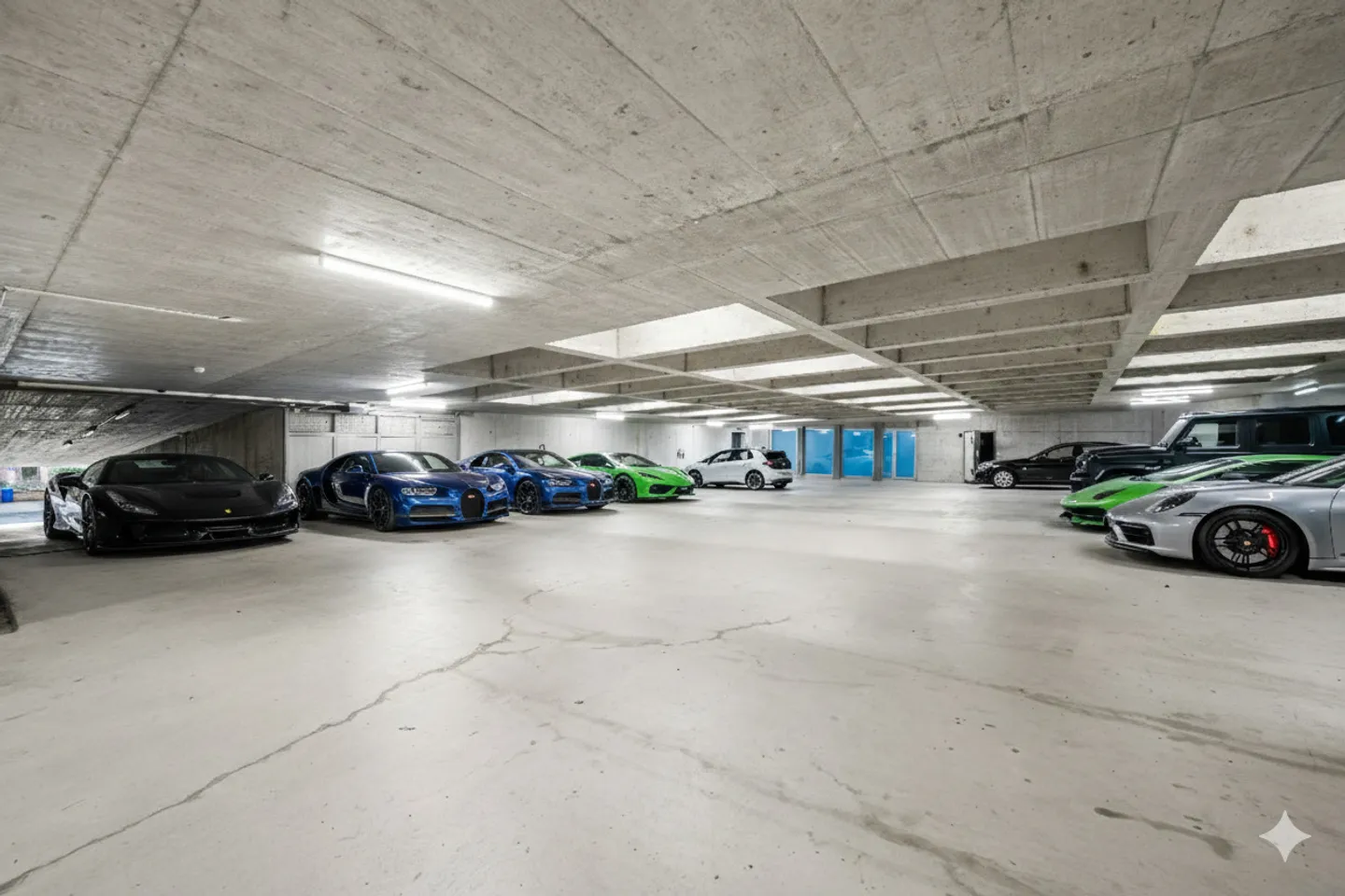 Villa per collezionisti di automobili con SPA e piscina interna - Foto 30 di 35