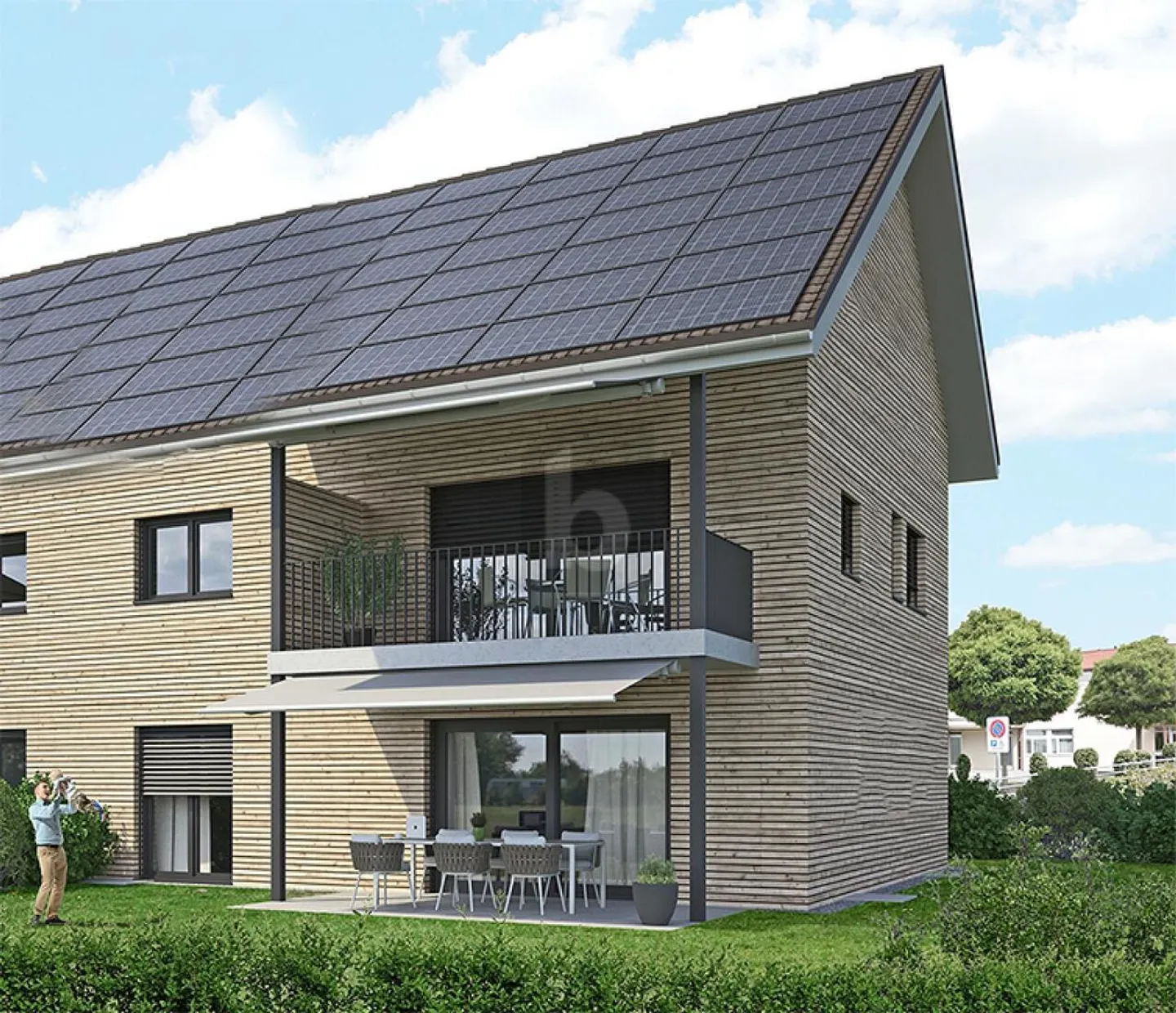 Duplex écologique à Ins - Photo 1 sur 3