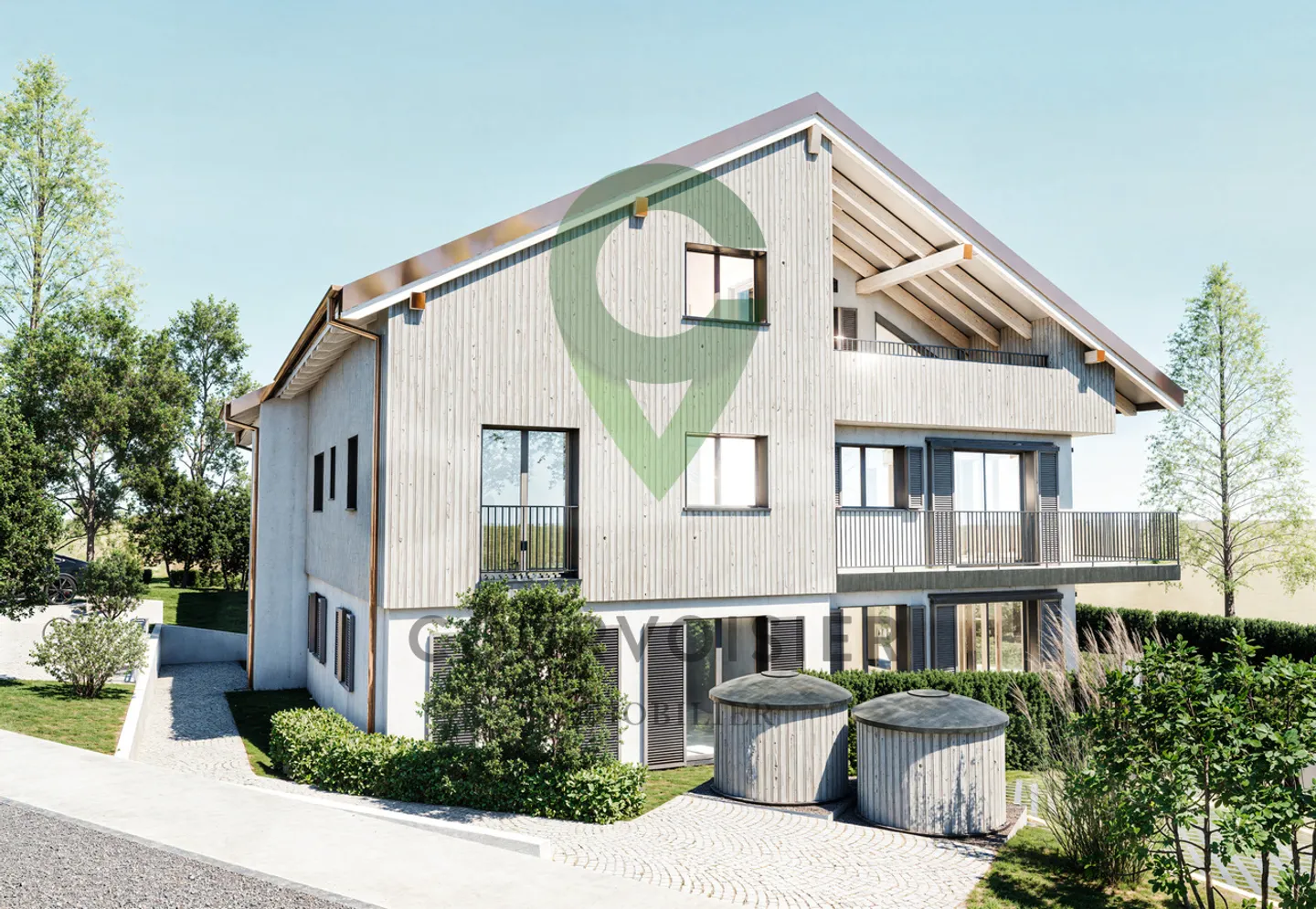 Appartamento con 5.5 stanze in un nuovo complesso residenziale a Gilly - Unità 1 - Foto 4 di 7