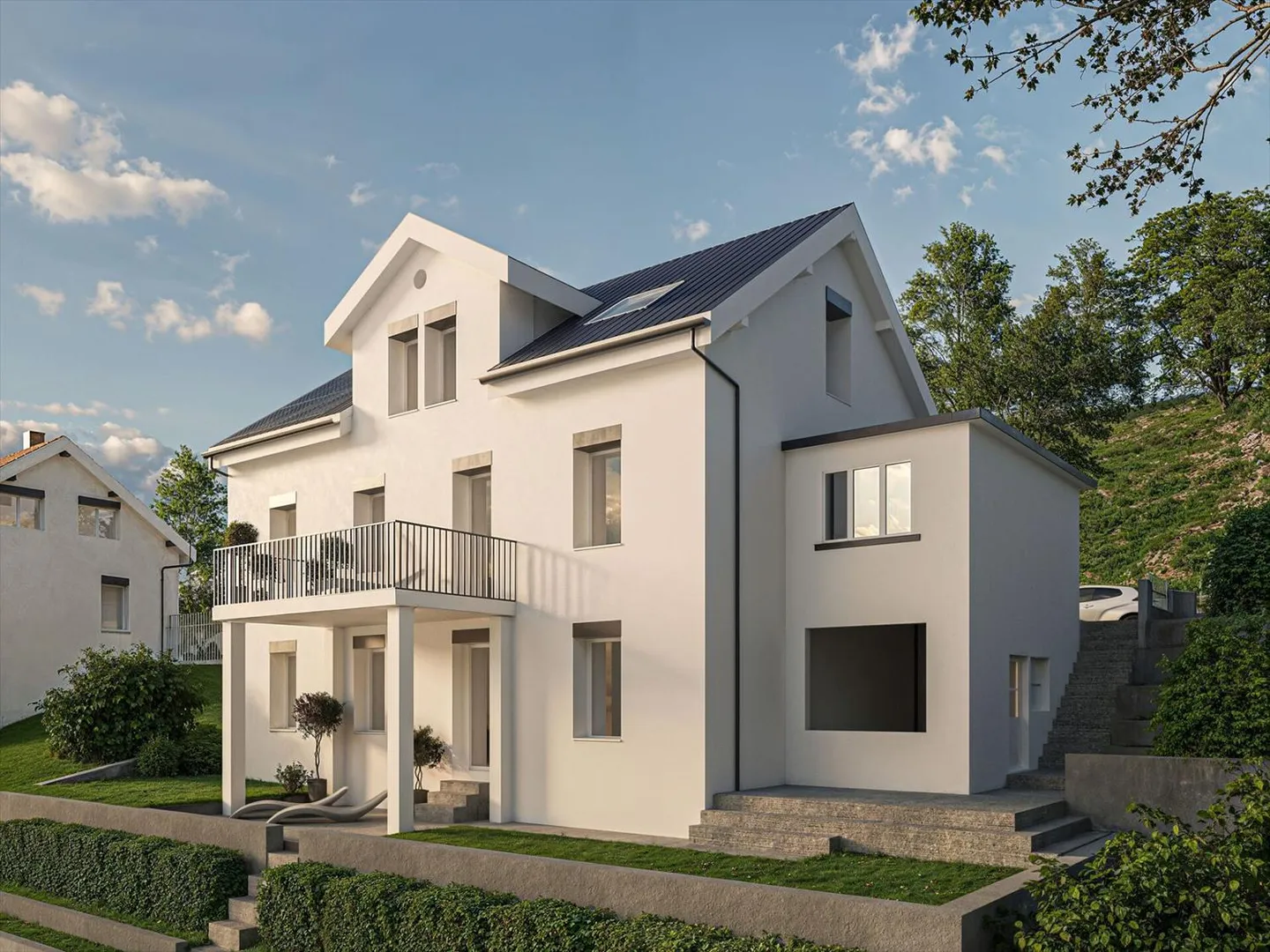 Villeret, casa unifamiliare ristrutturata con 2 appartamenti - Foto 1 di 6