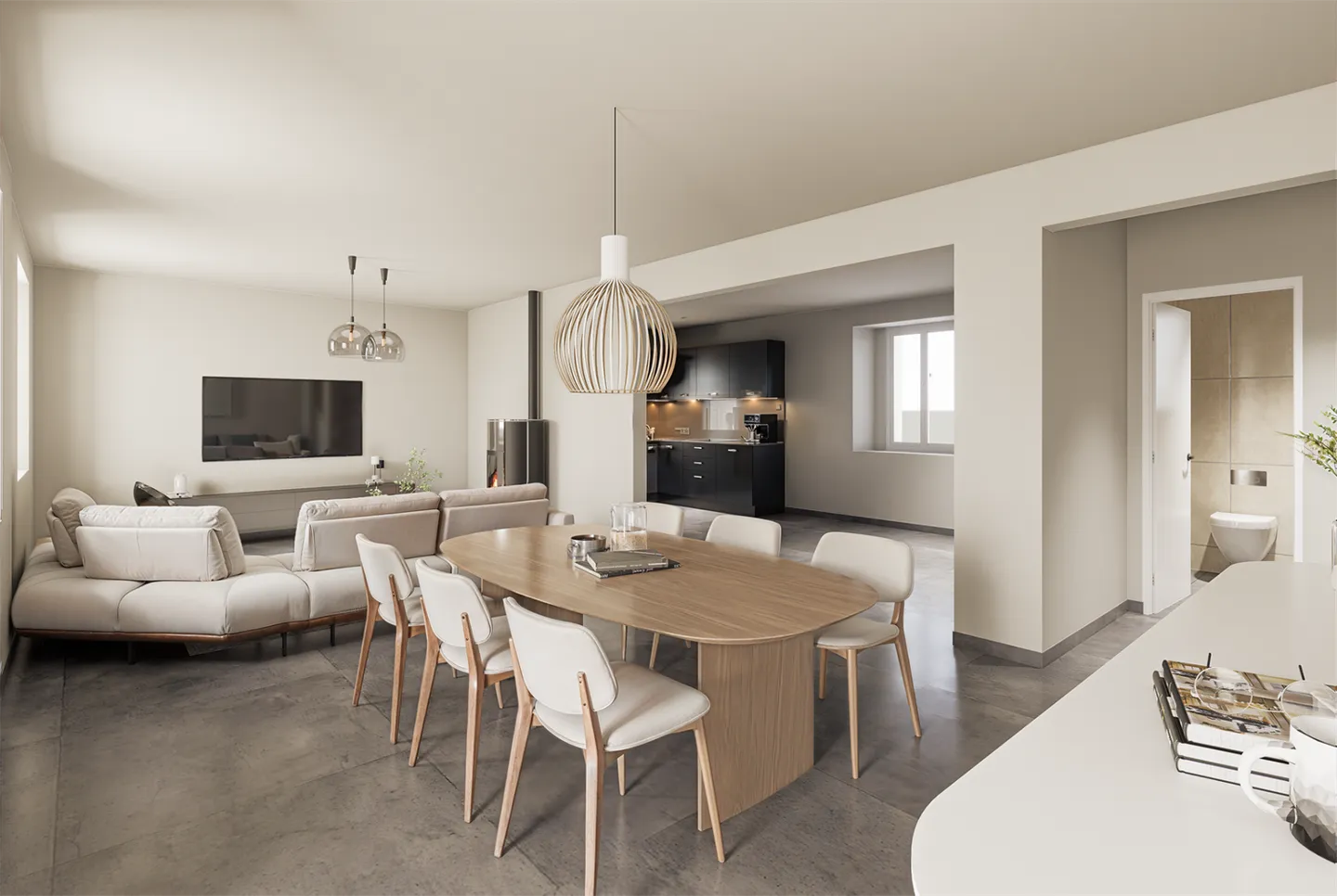 Villeret, casa unifamiliare ristrutturata con 2 appartamenti - Foto 3 di 6