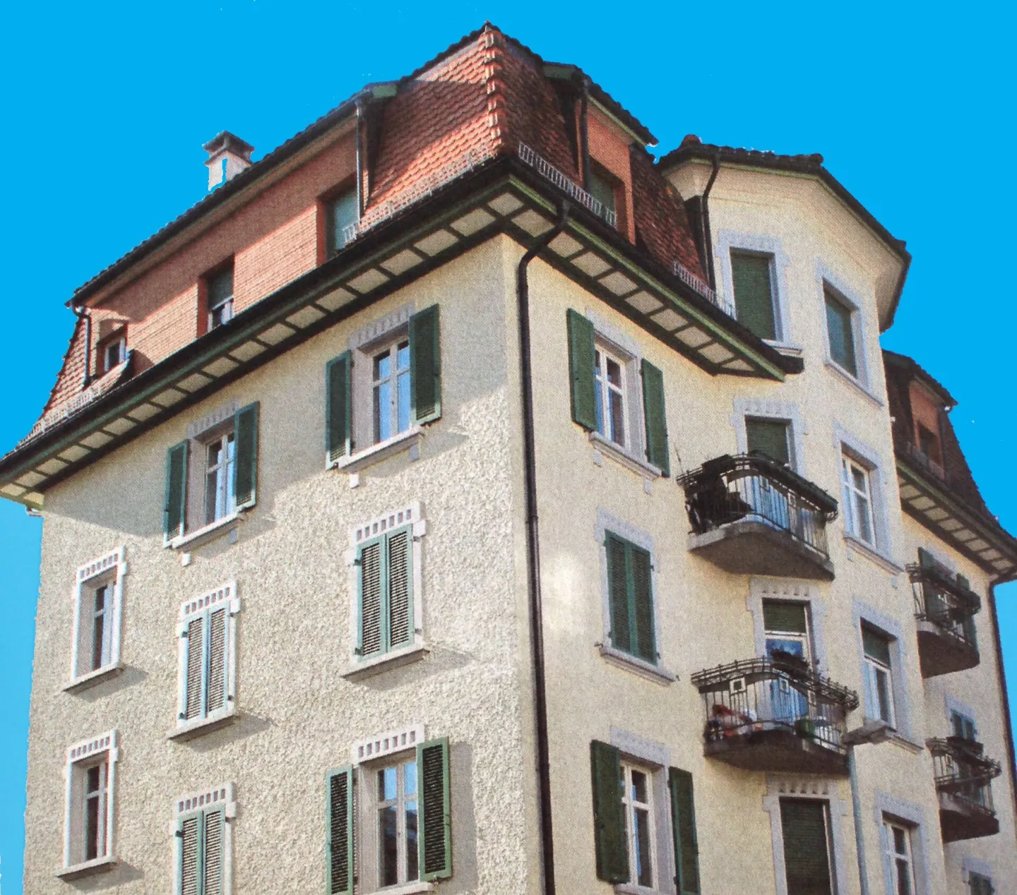 Dachwohnung in renoviertem Jugendstilhaus - Foto 1 von 24