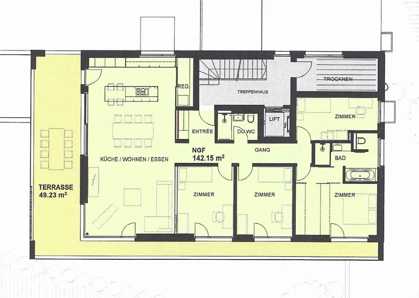 Appartement spacieux de 5,5 pièces à Nebikon - Photo 10 sur 10