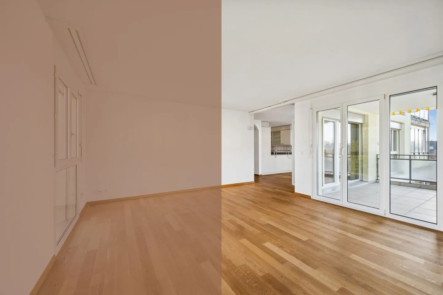 Attractive 4.5-room apartment with balcony and panoramic view of greenery - Photo 1 of 13