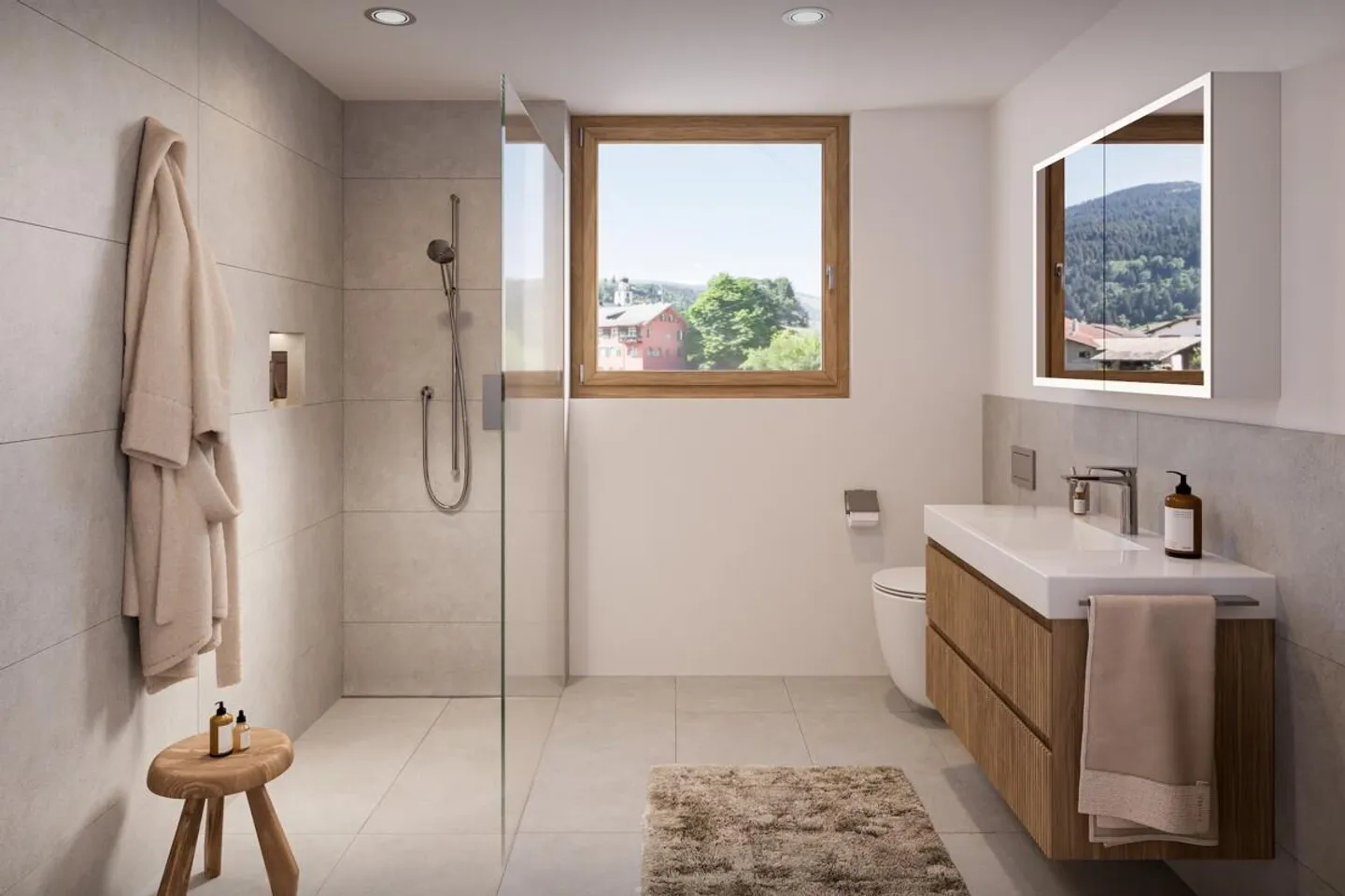 Quadra à Andeer : un habitat contemporain au cœur du village historique - Photo 5 sur 6