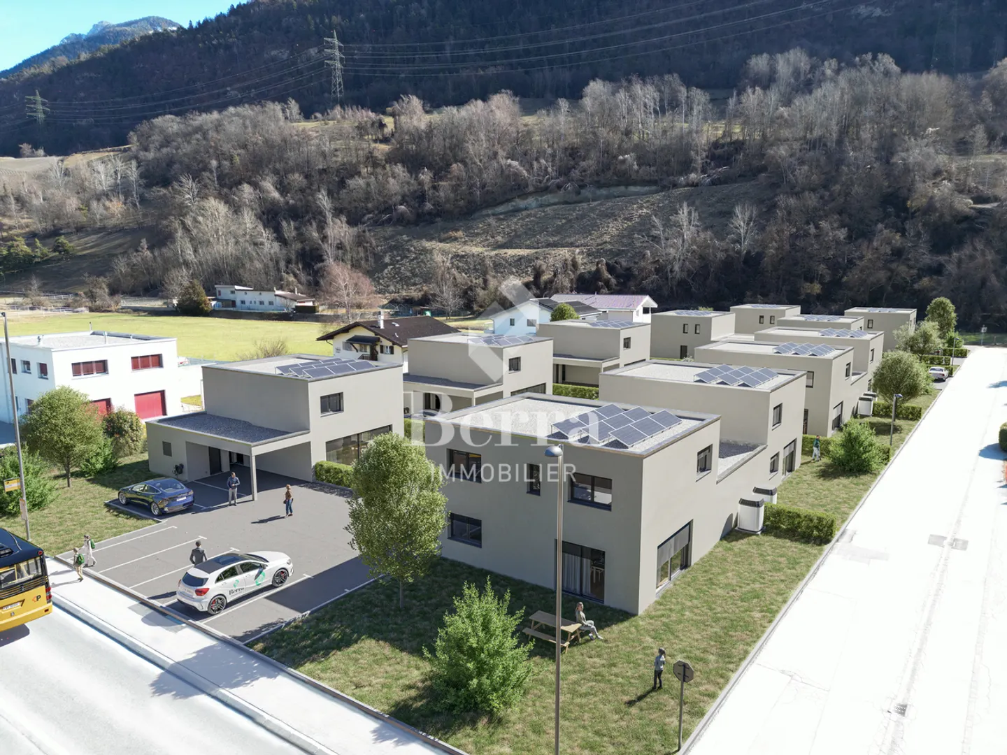 Villa contemporaine à Chalais - Photo 1 sur 10