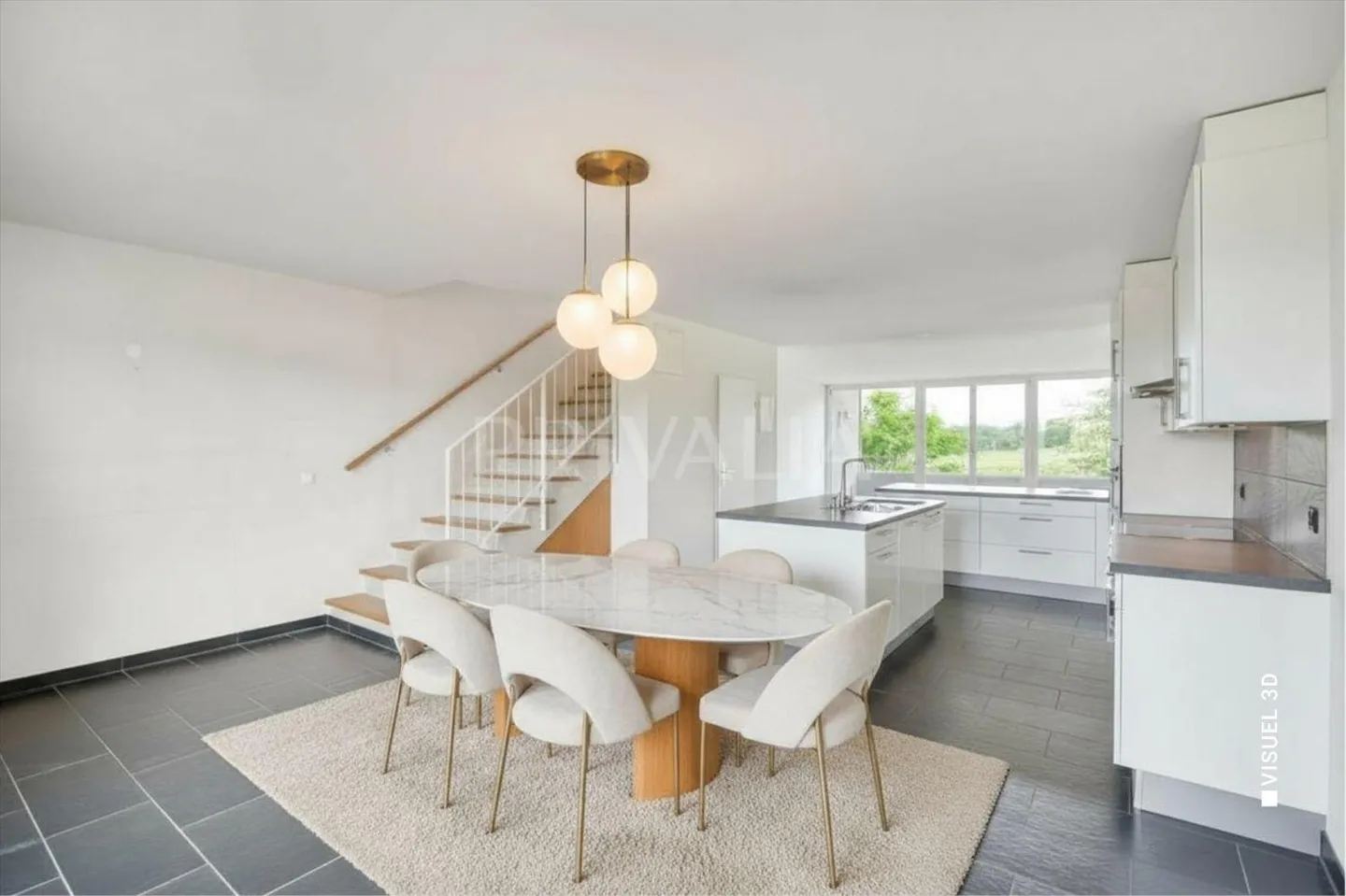 Exklusiv: Helles Duplex von 143 m² mit Balkon in Sézenove - Foto 2 von 6