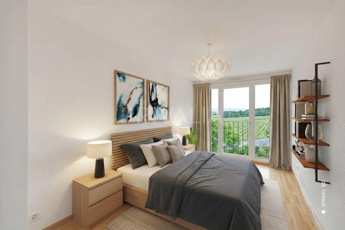 Exklusiv: Helles Duplex von 143 m² mit Balkon in Sézenove - Foto 4 von 6