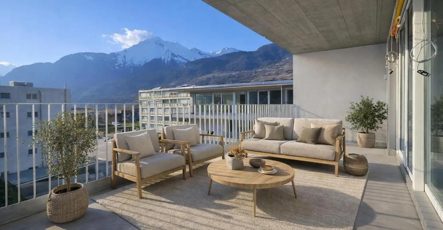 Magnifico attico di 4,5 locali con grande balcone - Foto 1 di 13