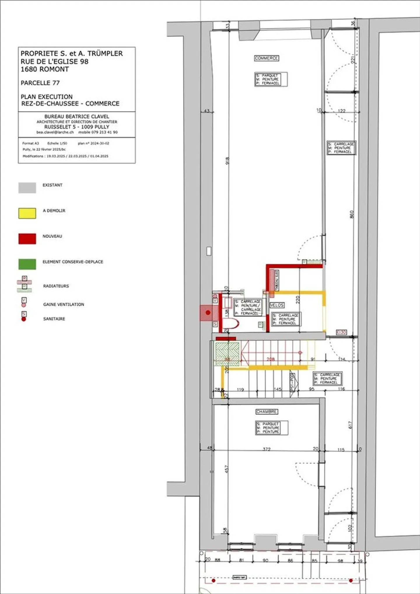 Small commercial space with display in the heart of Romont - Photo 2 of 2