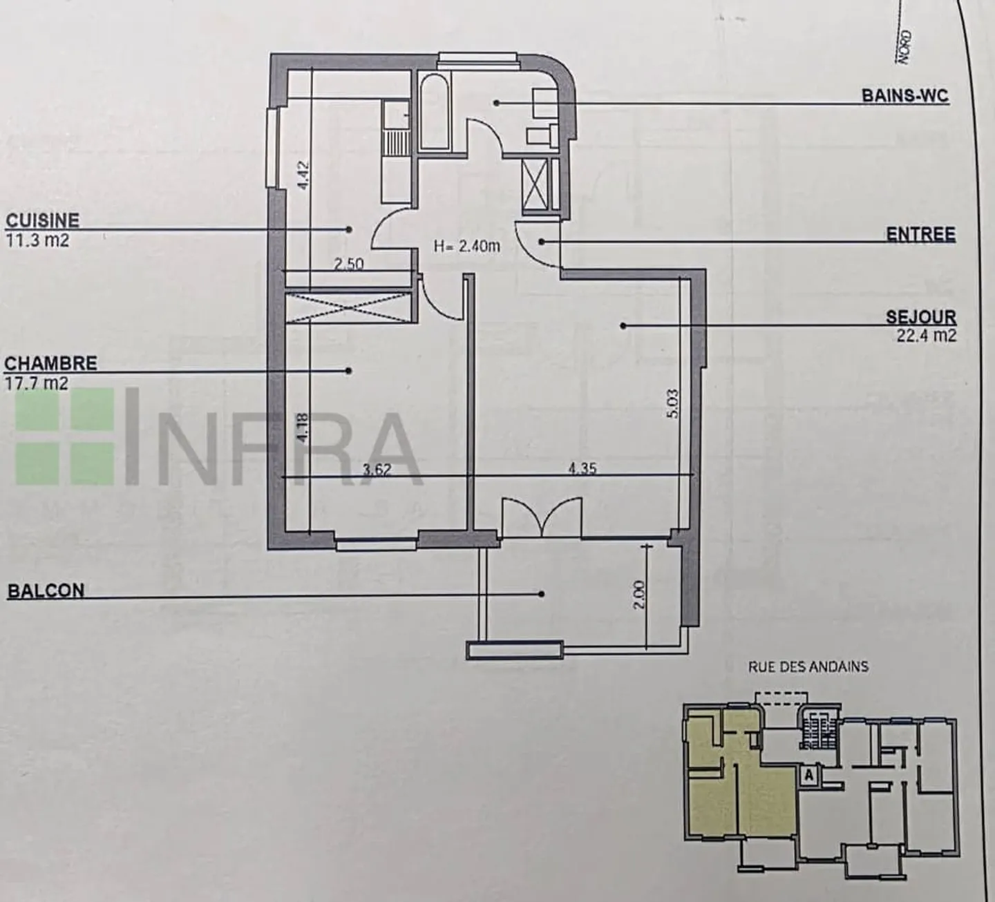 Spacious 2.5 rooms - 62m2 - Photo 1 of 6