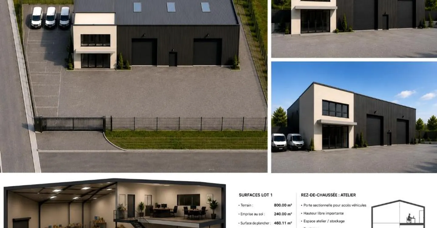 Plots in industrial zone - Free of mandate - Photo 1 of 1