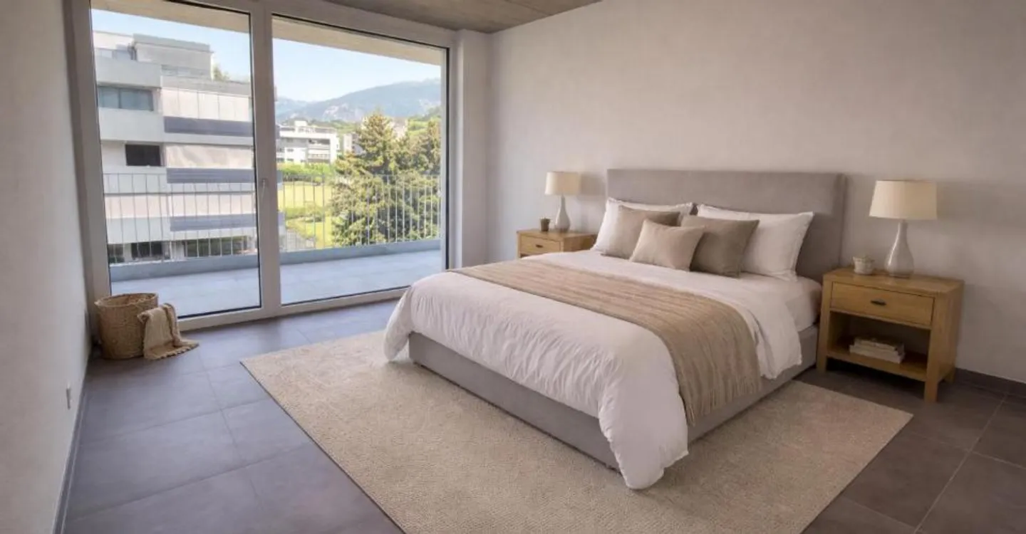 Wunderschöne 4,5-Zimmer-Penthouse mit großem Balkon - Foto 3 von 11