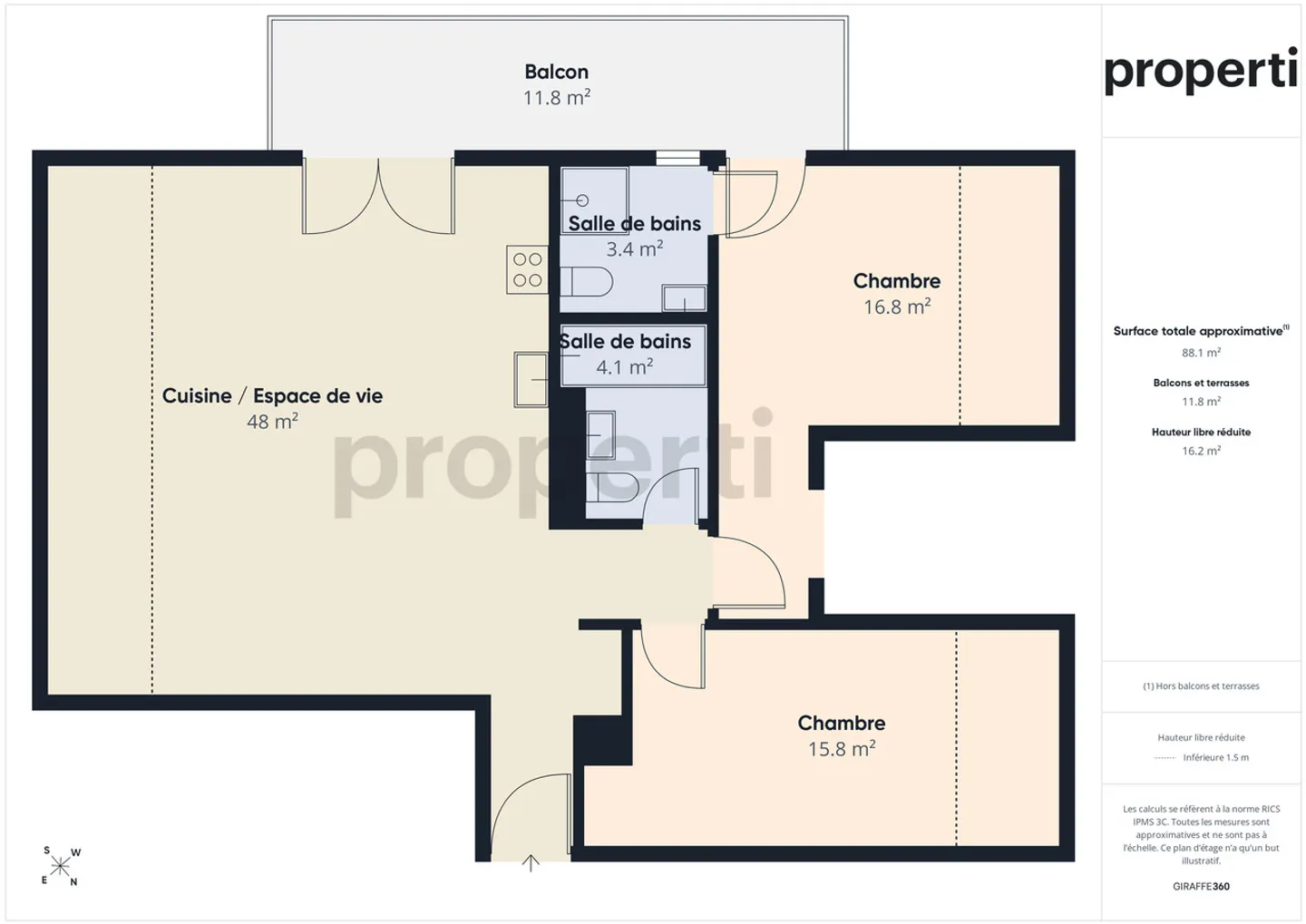 Appartement Mansardé Exceptionnel - Photo 10 sur 11