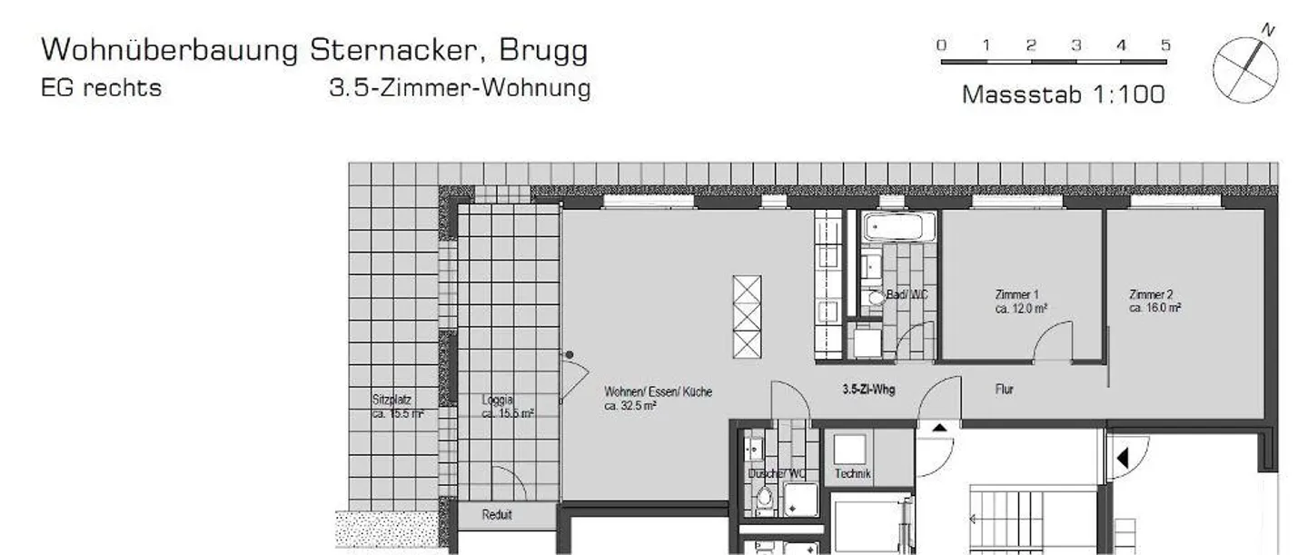 Appartement 3.5 pièces - Foto 12 von 12