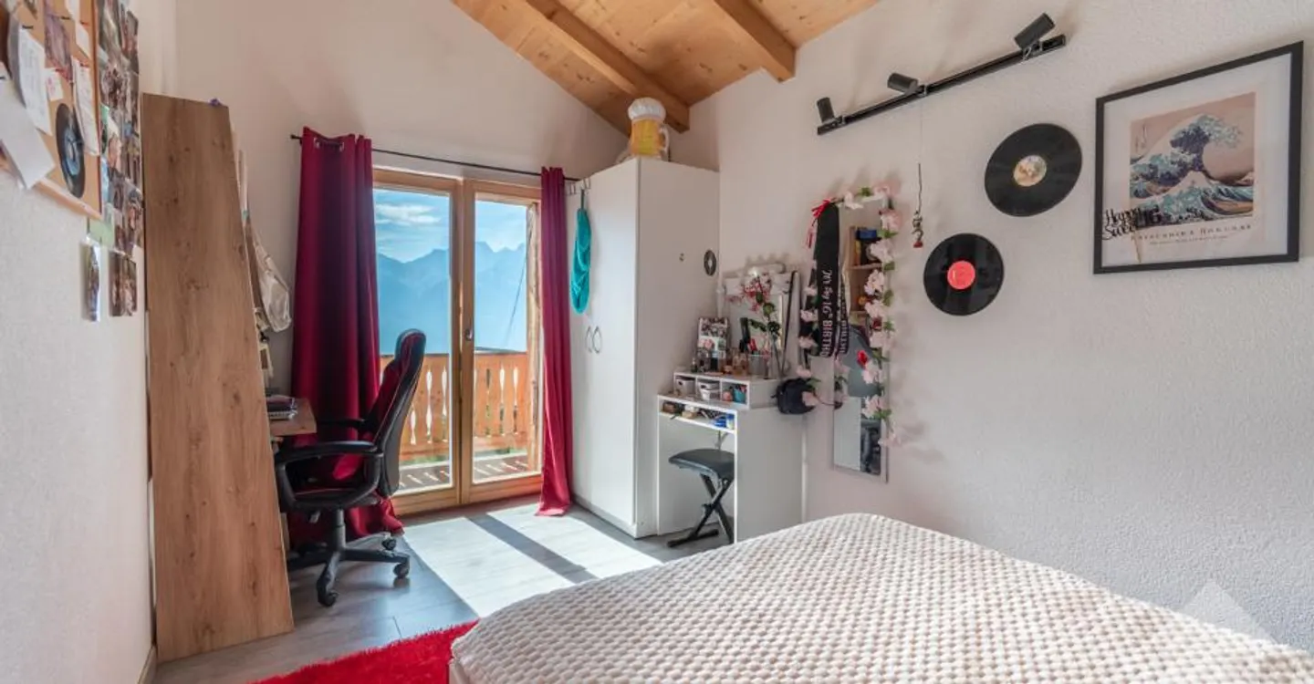Vollständig renoviertes Chalet mit Panoramablick in Posses-sur-Bex - Foto 7 von 11