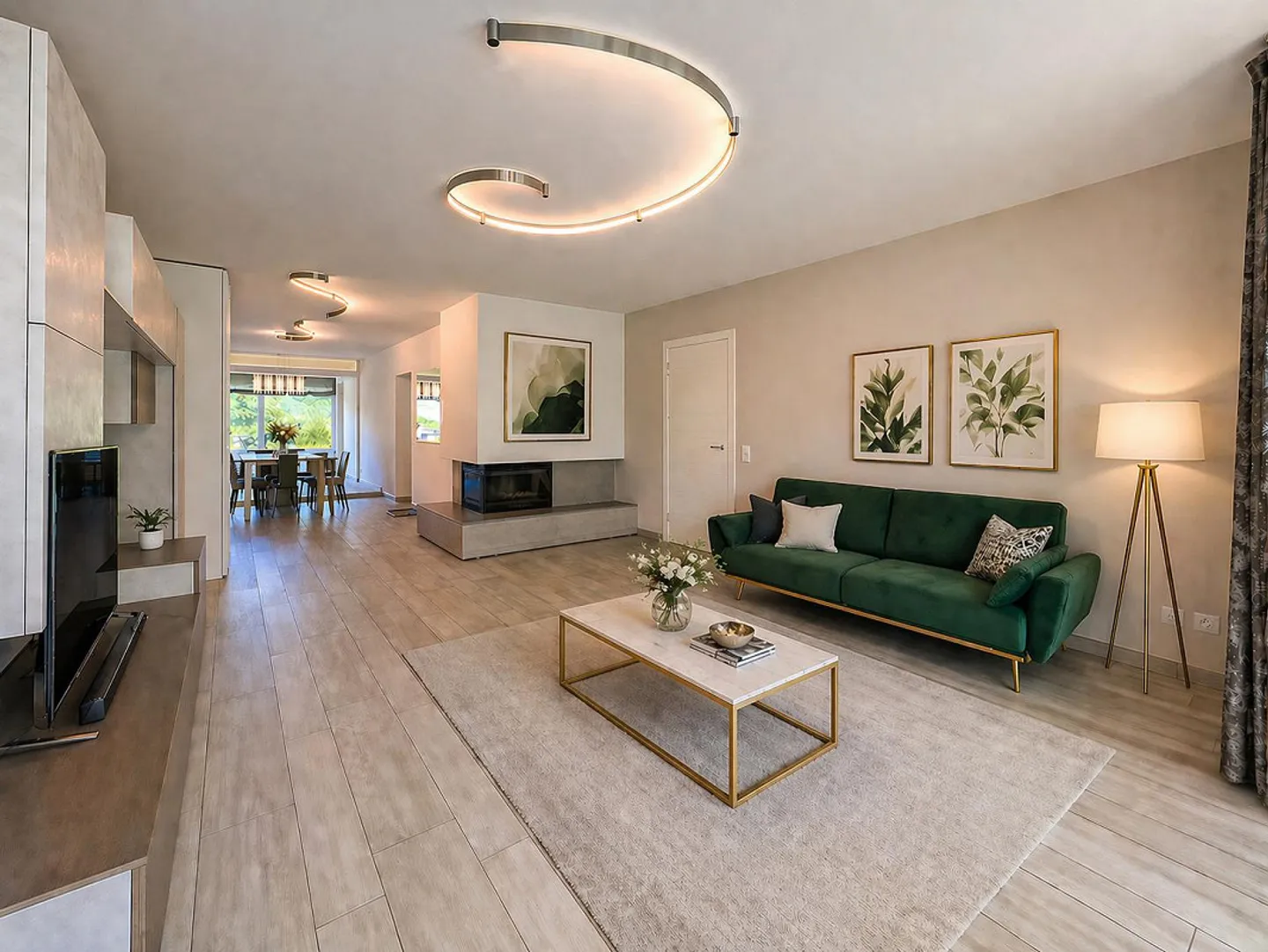 Appartement spacieux avec un aperçu du lac à Carona - Photo 1 sur 13