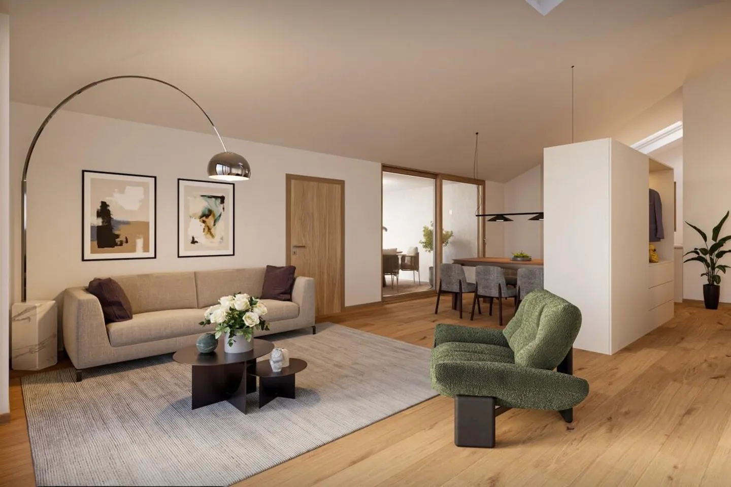 Quadra à Andeer : un habitat contemporain au cœur du village historique - Photo 2 sur 6