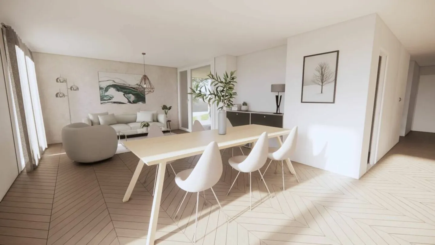 Il cantiere è iniziato - Appartamento 3.5 locali a St-Aubin FR - Foto 2 di 10
