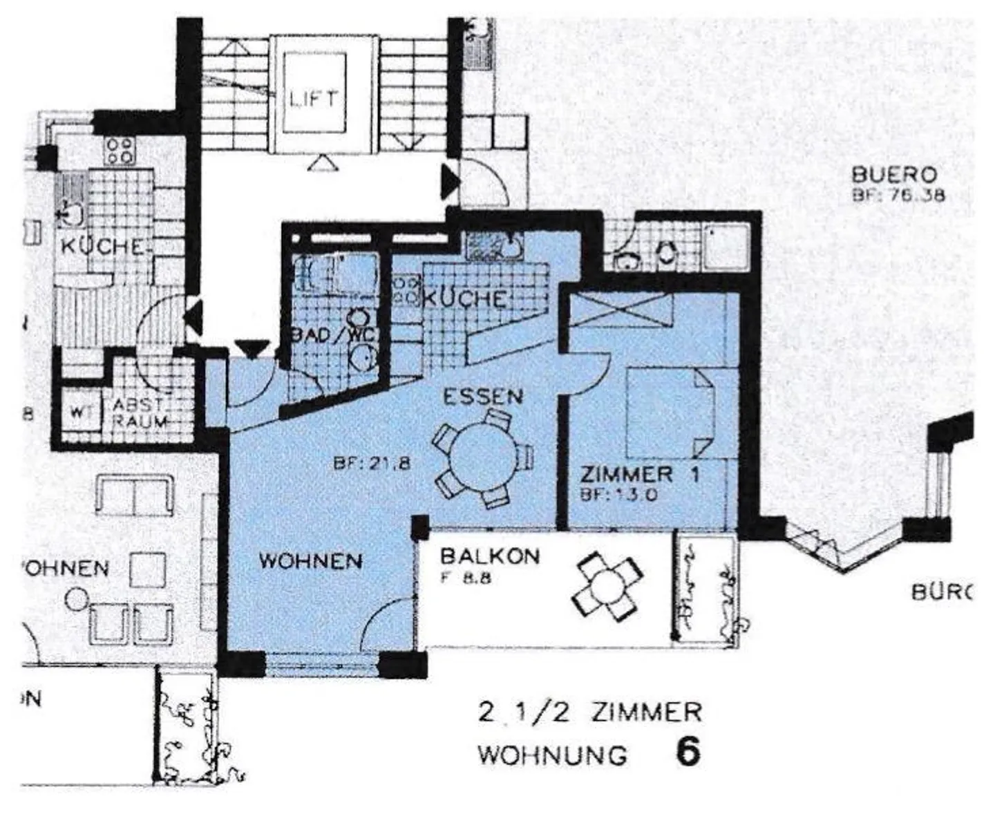 Appartamento 2.5 stanze con lavanderia privata e balcone in posizione centrale - Foto 10 di 10