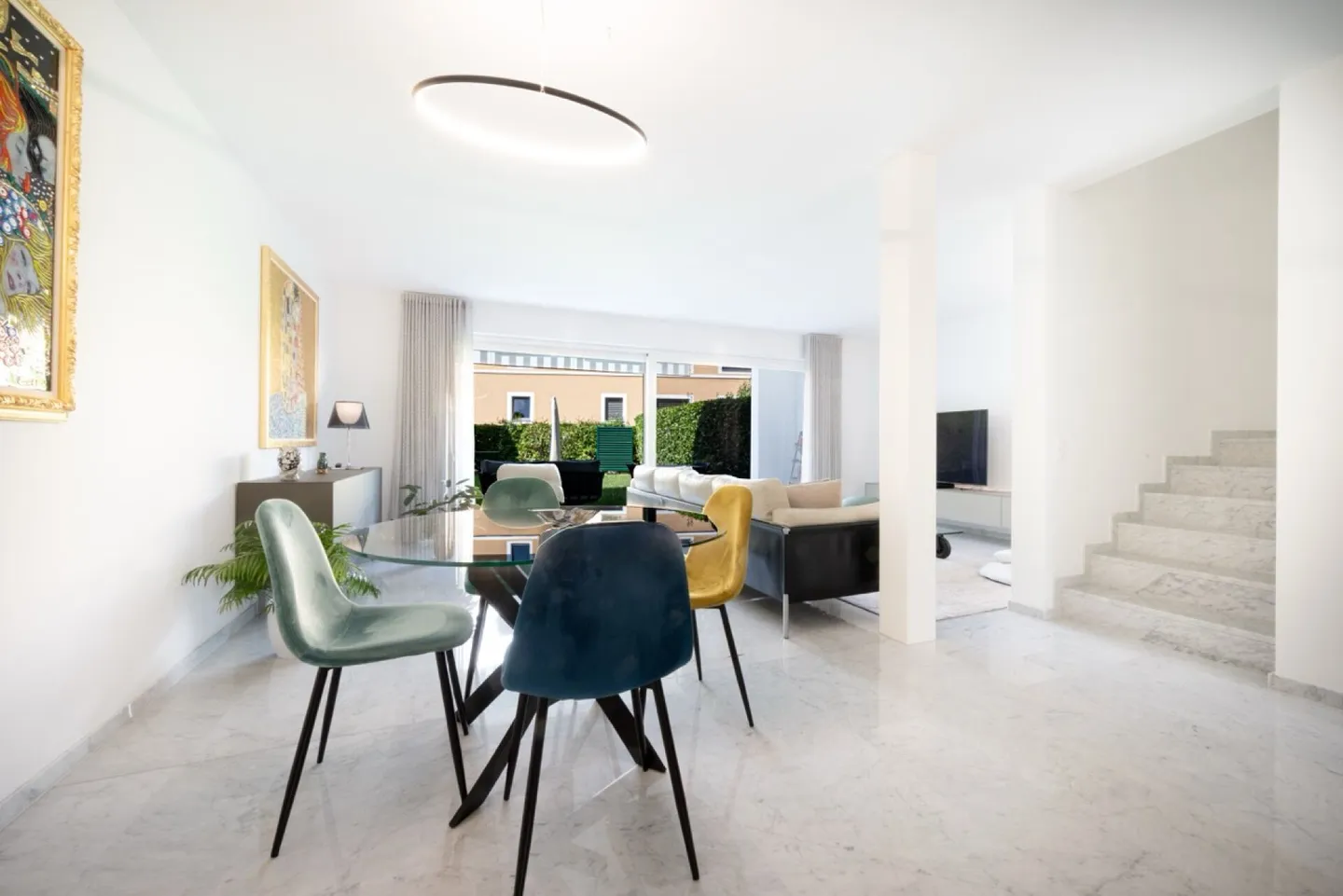 Elegante appartamento maisonette con doppio giardino a Montagnola - Foto 6 di 18