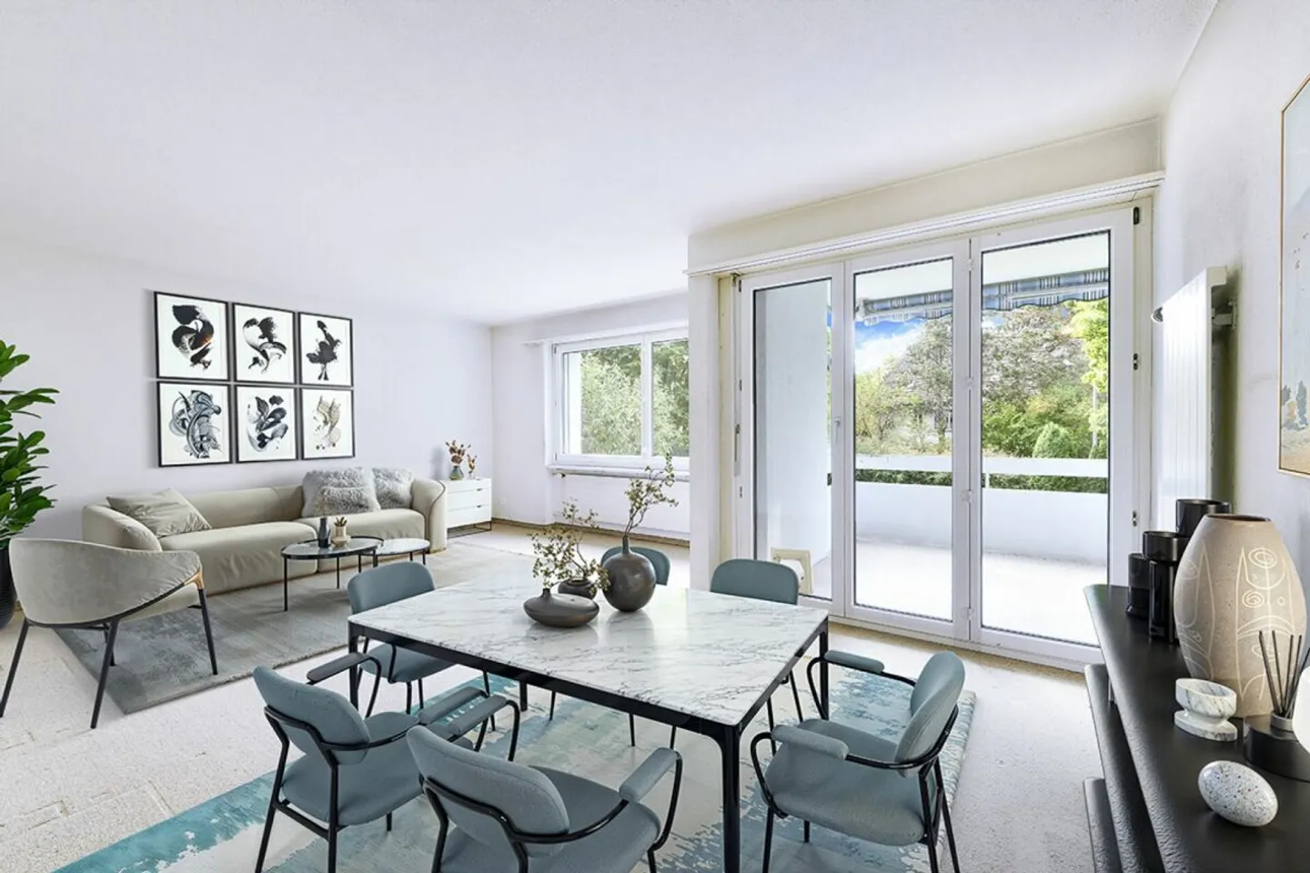 Appartement en copropriété de 4,5 pièces avec salle de loisirs et place de parking - Photo 1 sur 12