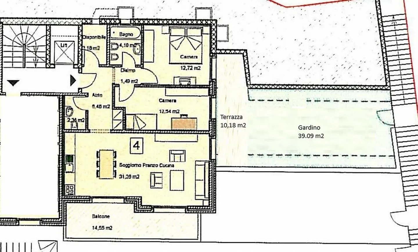 À LOUER 3.5 PIÈCES AVEC JARDIN VUE SUR LE LAC À BOSCO LUGANESE - Photo 10 sur 10