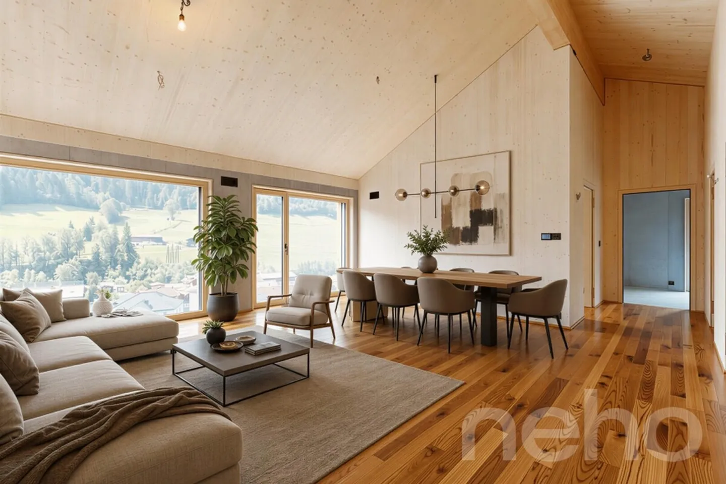 Stylish Penthouse with Mountain View - Photo 1 of 12
