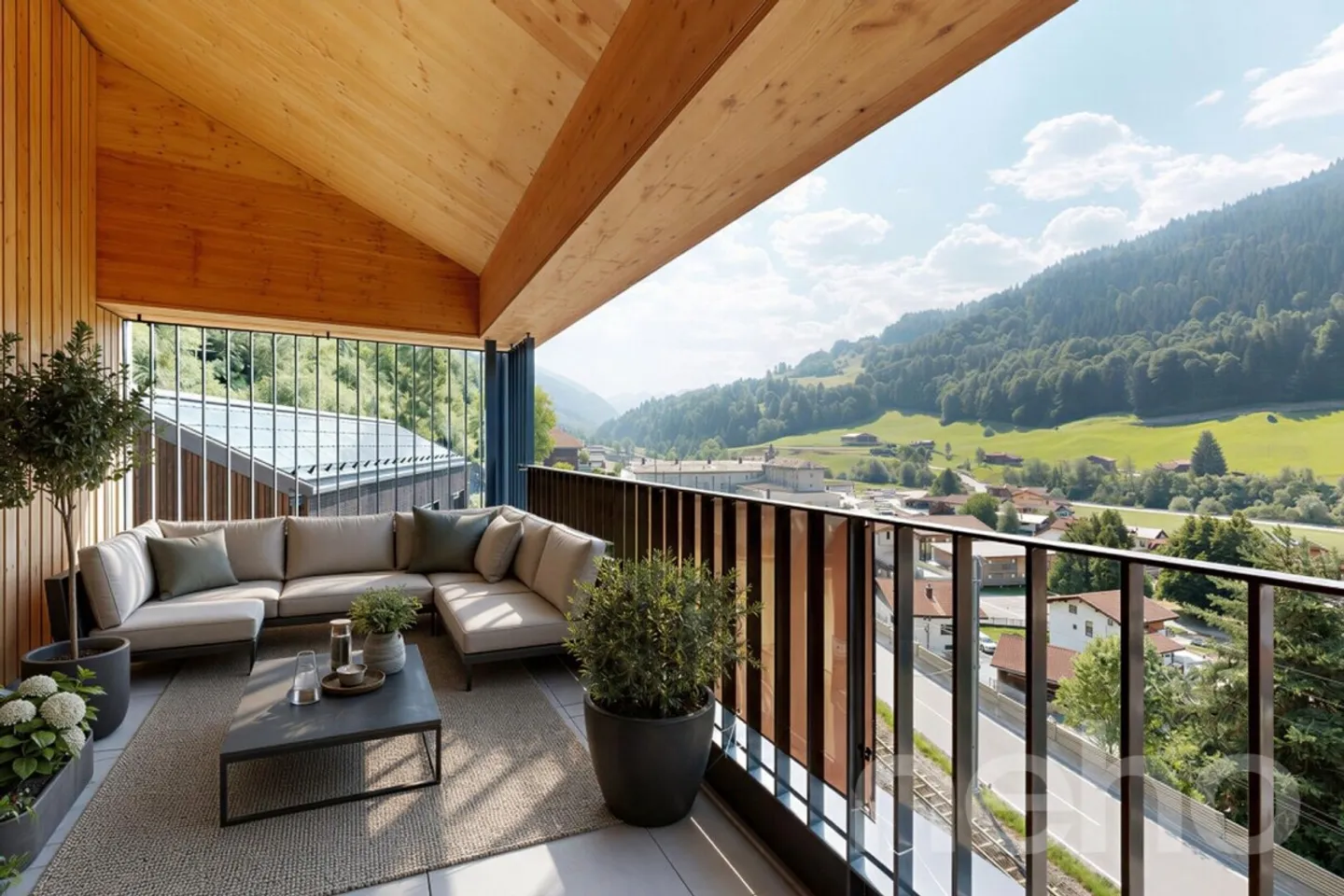 Stylish Penthouse with Mountain View - Photo 3 of 12