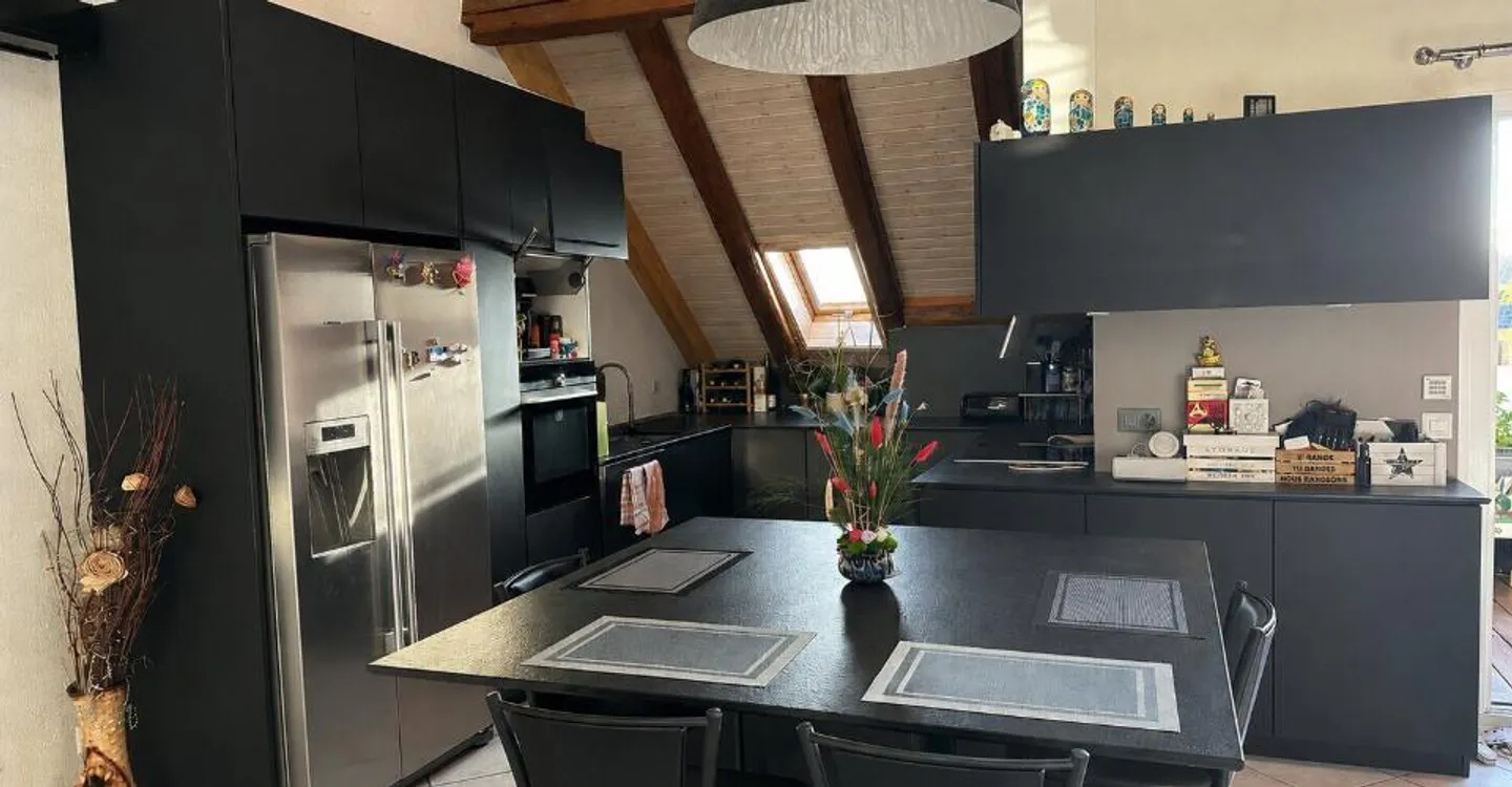 Charmantes Duplex in Courtételle - Foto 3 von 12