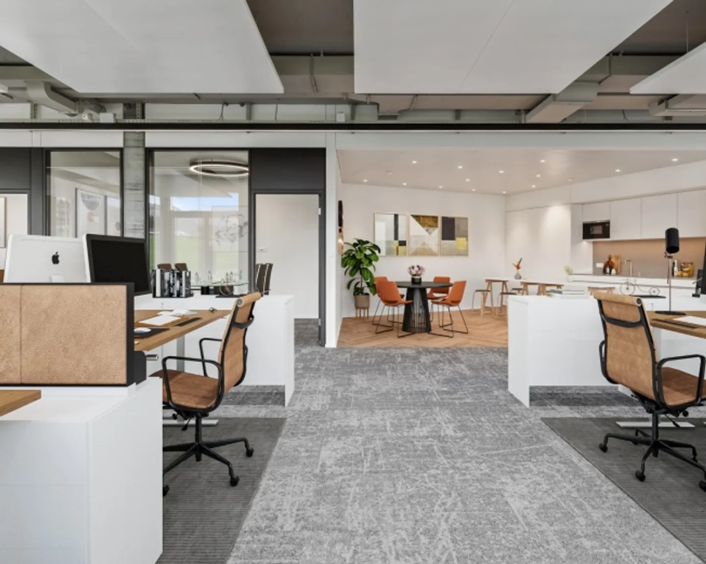 Bureau hautement développé avec un espace assis directement devant l'entrée - Photo 4 sur 10