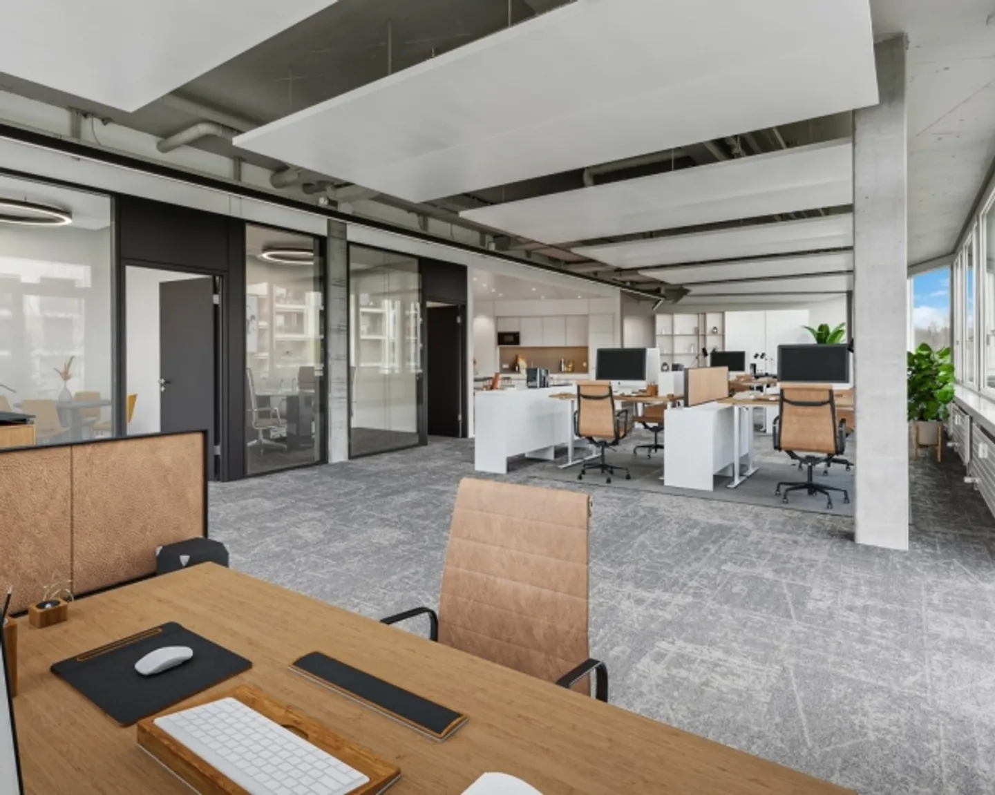 Bureau hautement développé avec un espace assis directement devant l'entrée - Photo 10 sur 10