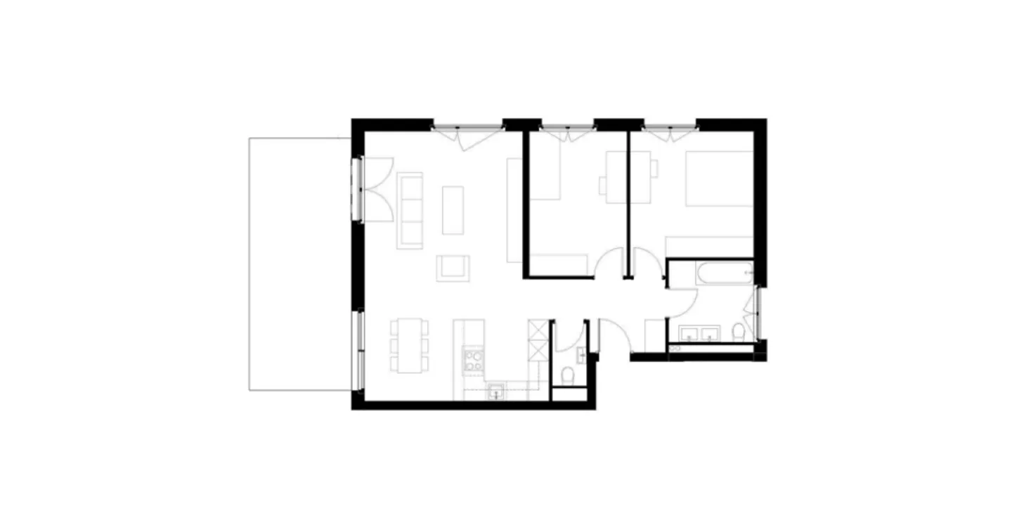 Modernes Apartment Nähe Lausanne - Foto 4 von 6