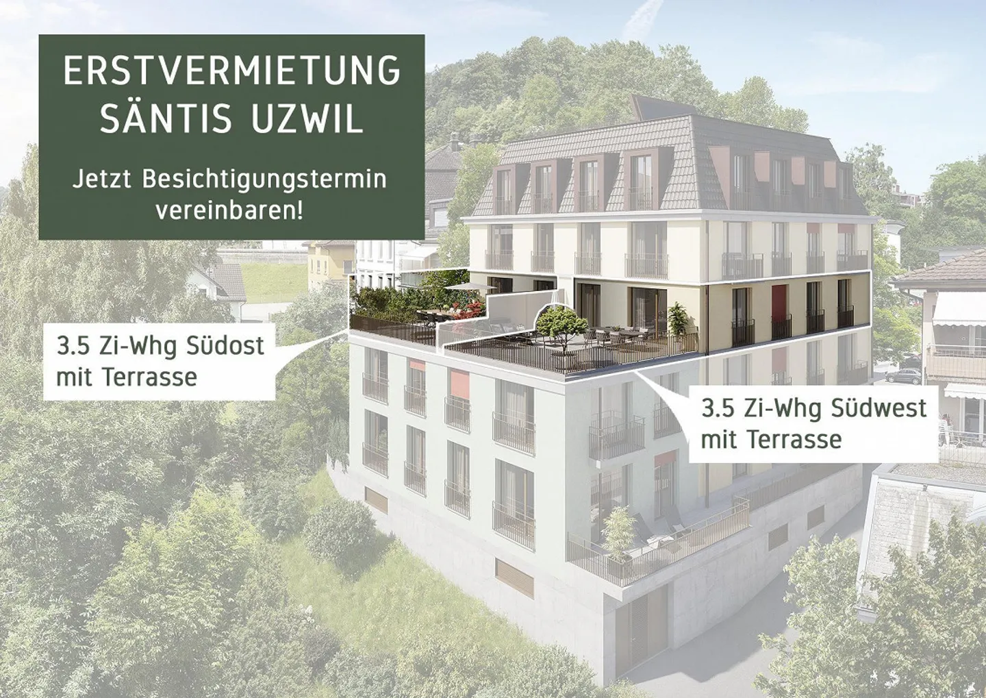 Newly Built Apartments Säntis-Uzwil.ch - Photo 1 of 4