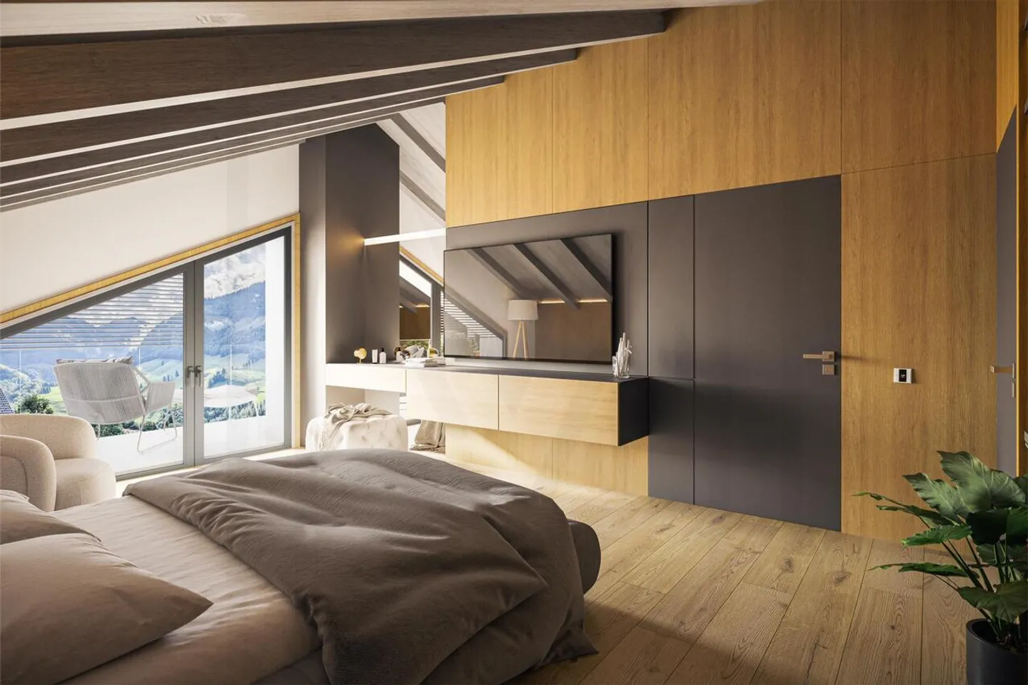 Un havre de paix au cœur de la nature – Chalet d'exception avec vue imprenable sur le lac et les montagnes ! - Foto 5 di 7