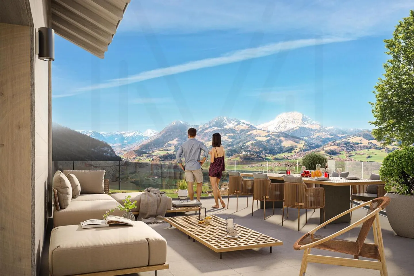 Un havre de paix au cœur de la nature – Chalet d'exception avec vue imprenable sur le lac et les montagnes ! - Foto 1 di 7