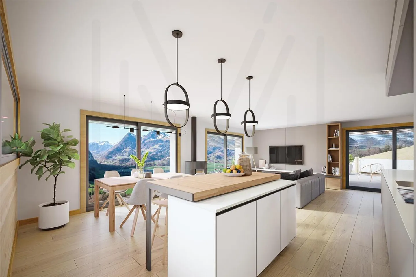Un havre de paix au cœur de la nature – Chalet d'exception avec vue imprenable sur le lac et les montagnes ! - Foto 2 di 7