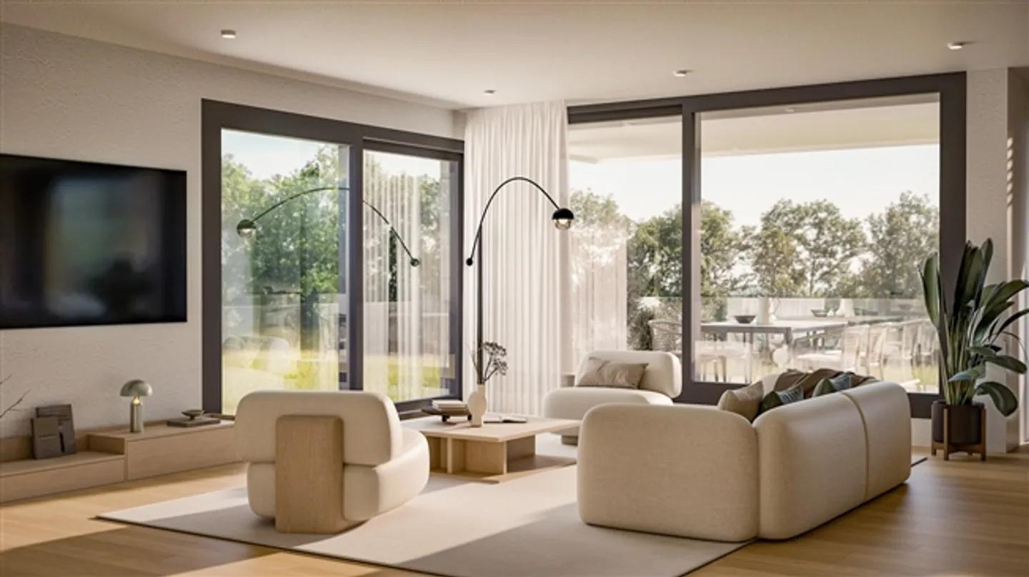 Project Announcement High-Quality 4.5 Room Garden Apartment Obfelden - Photo 7 of 11