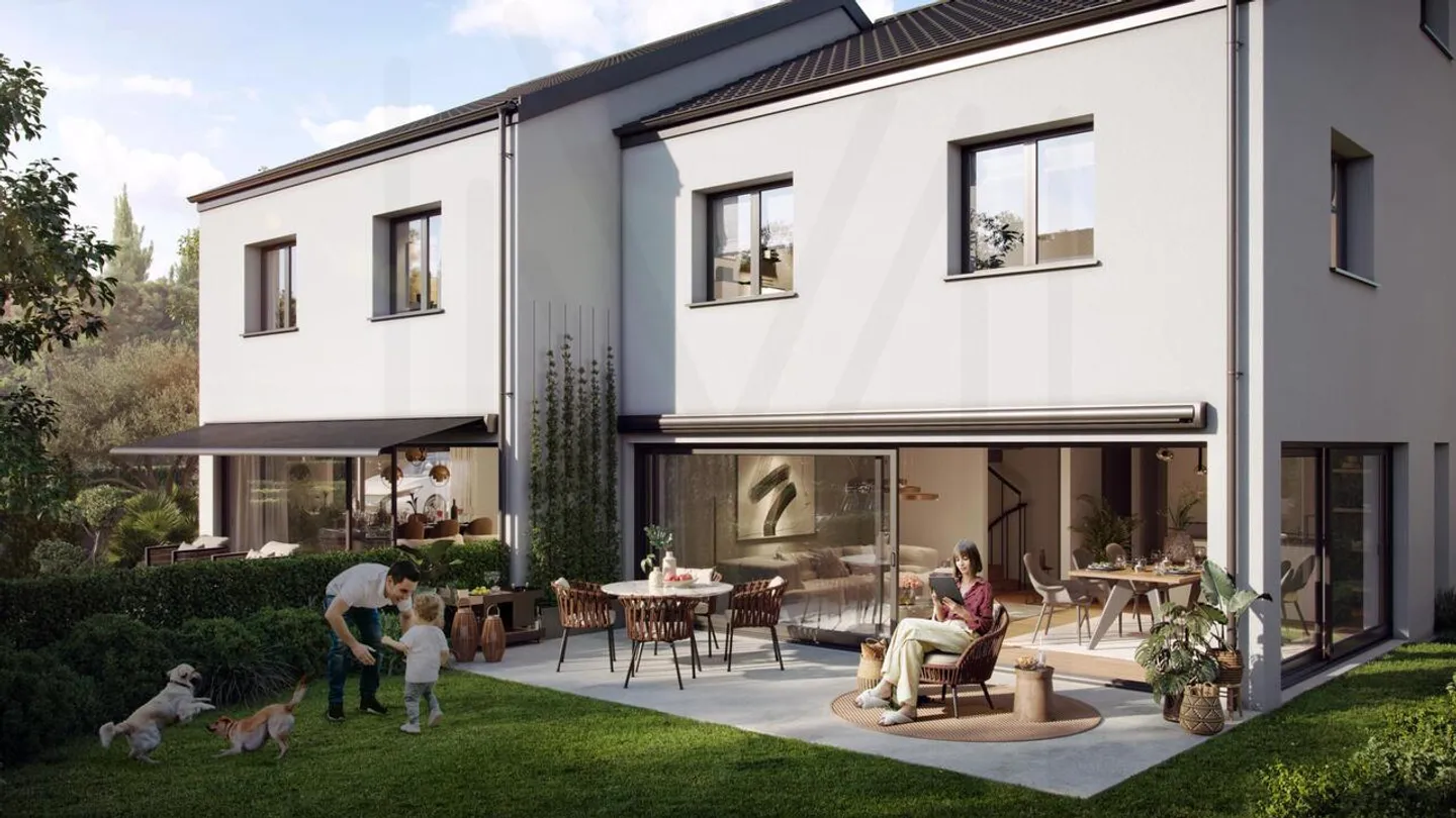 Magnifiques villas jumelées de standing, nouvelle promotion proche de Bulle ! - Foto 2 di 11